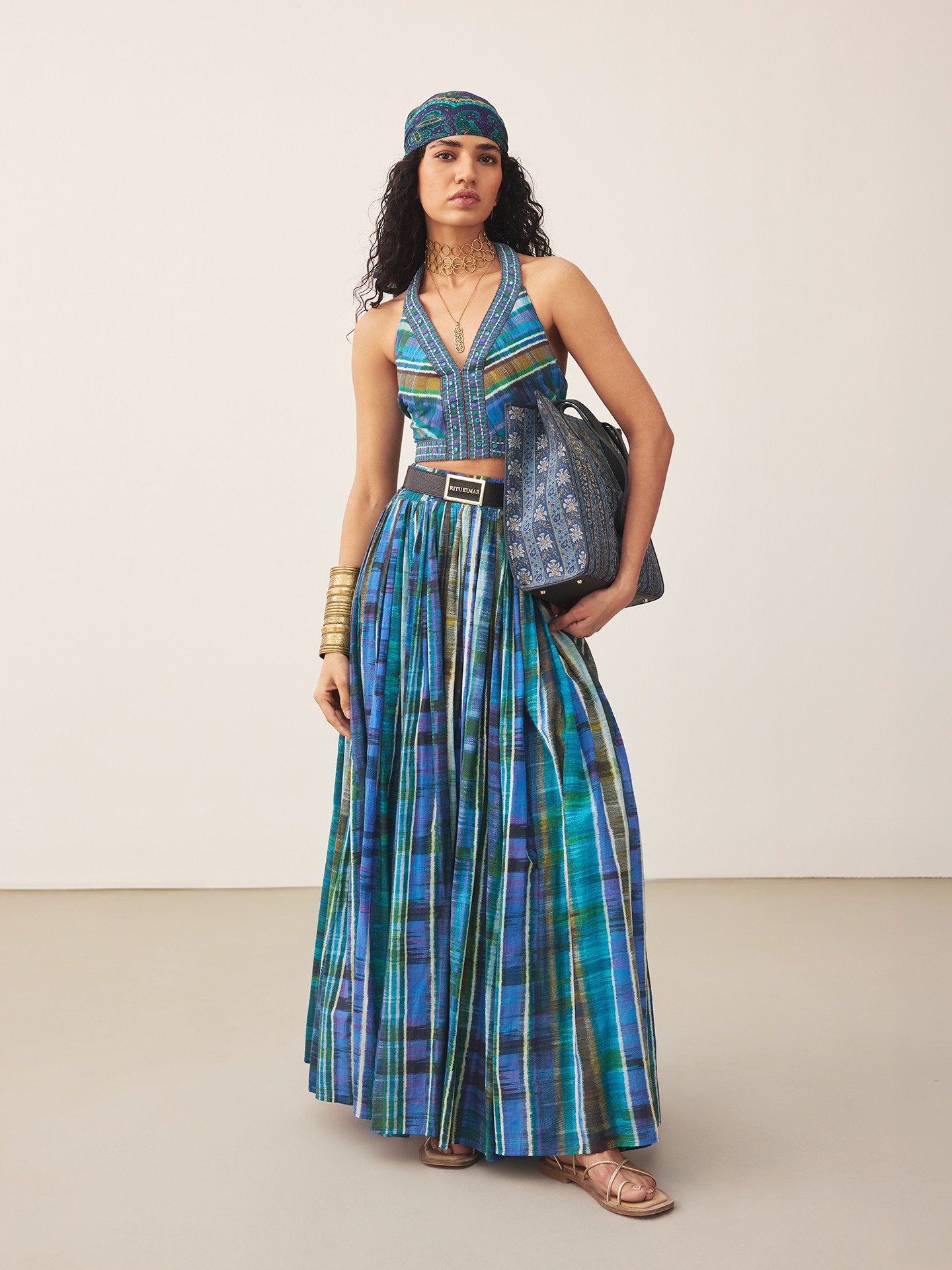 Blue Candice Cord Set