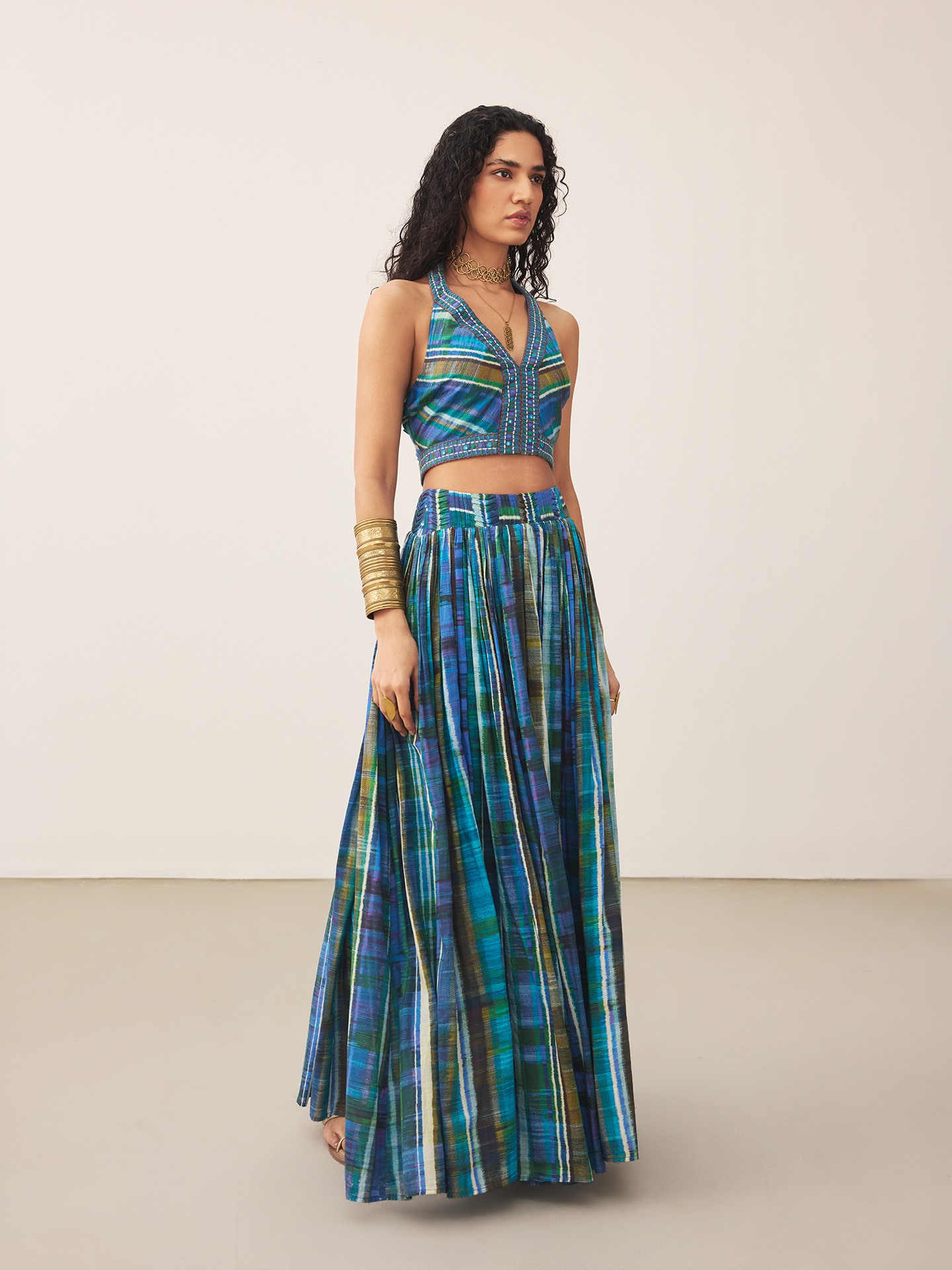 Blue Candice Cord Set