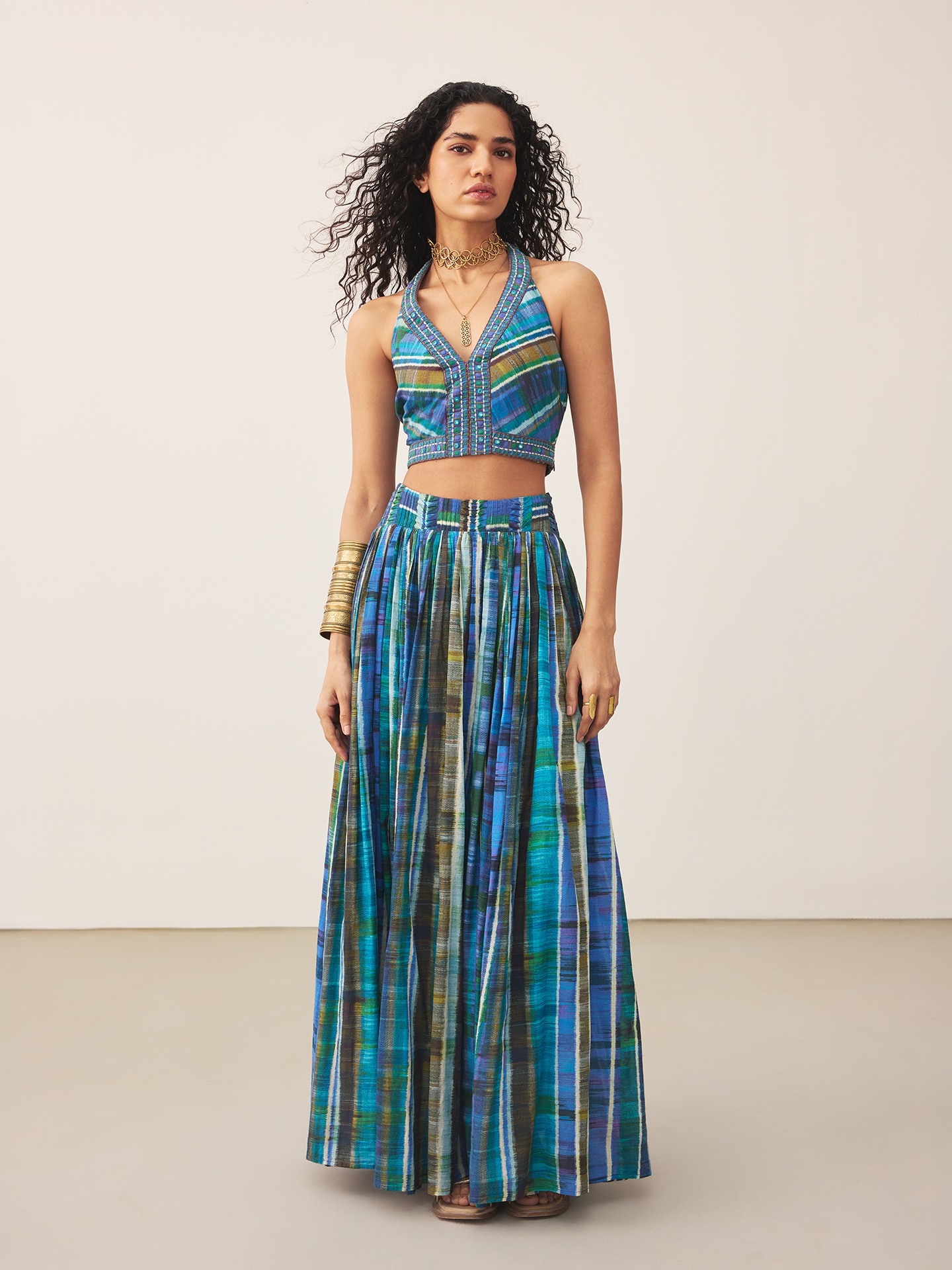 Blue Candice Cord Set