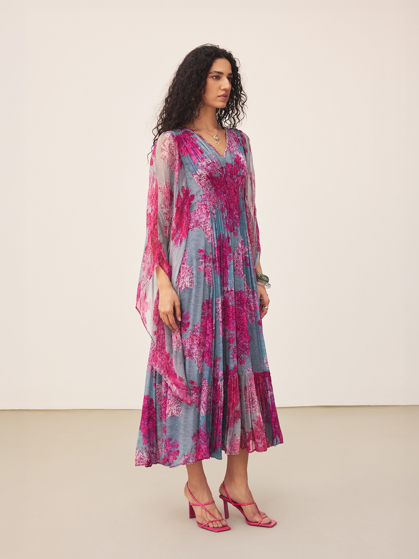 Purple Khizan  Kaftan