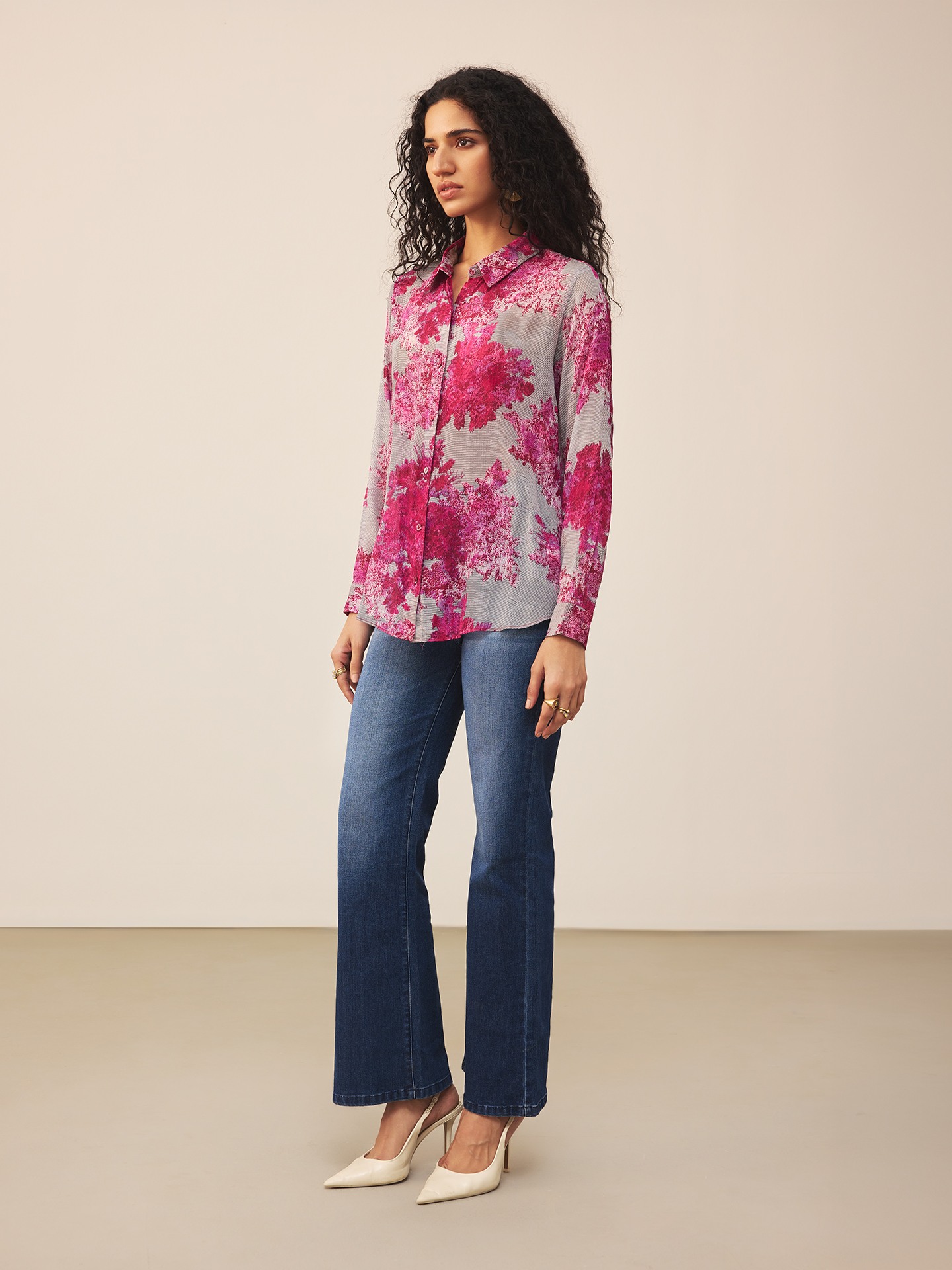 Purple Khizan  Shirt