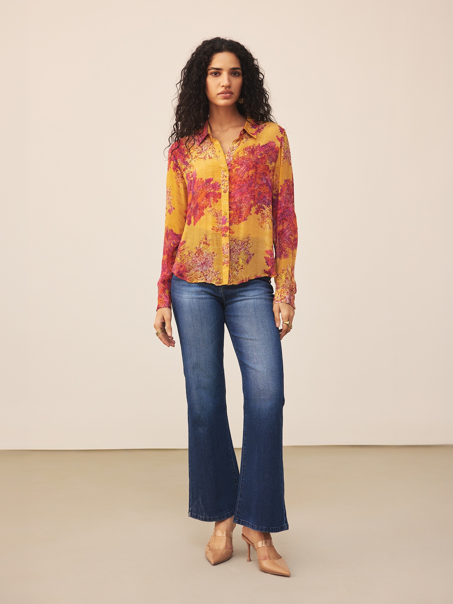 Yellow Khizan  Shirt