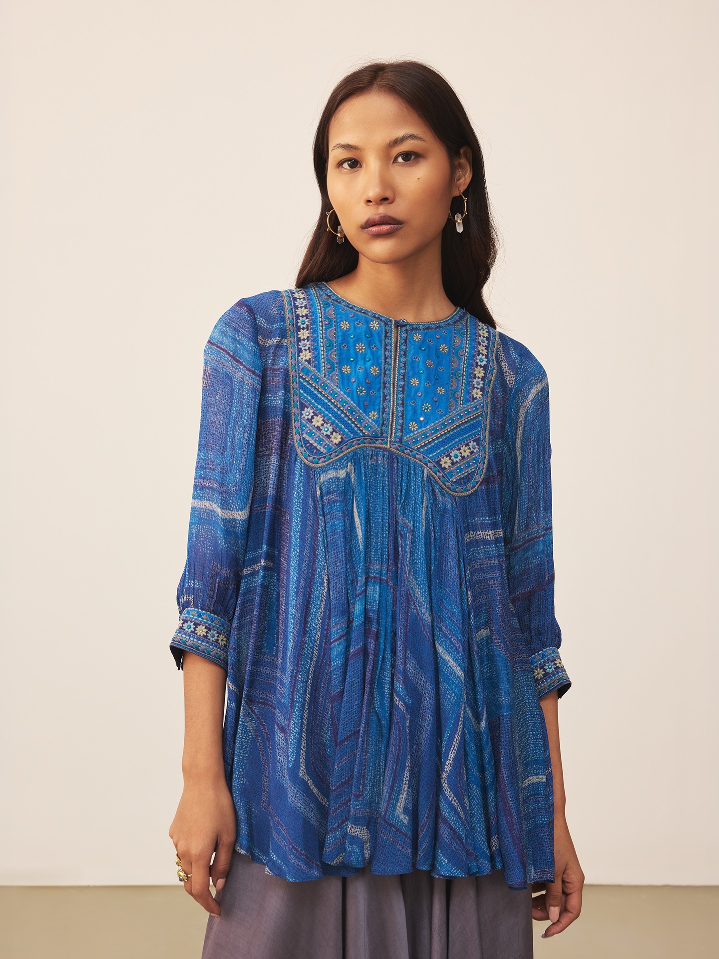 Blue Ujwal Kurti