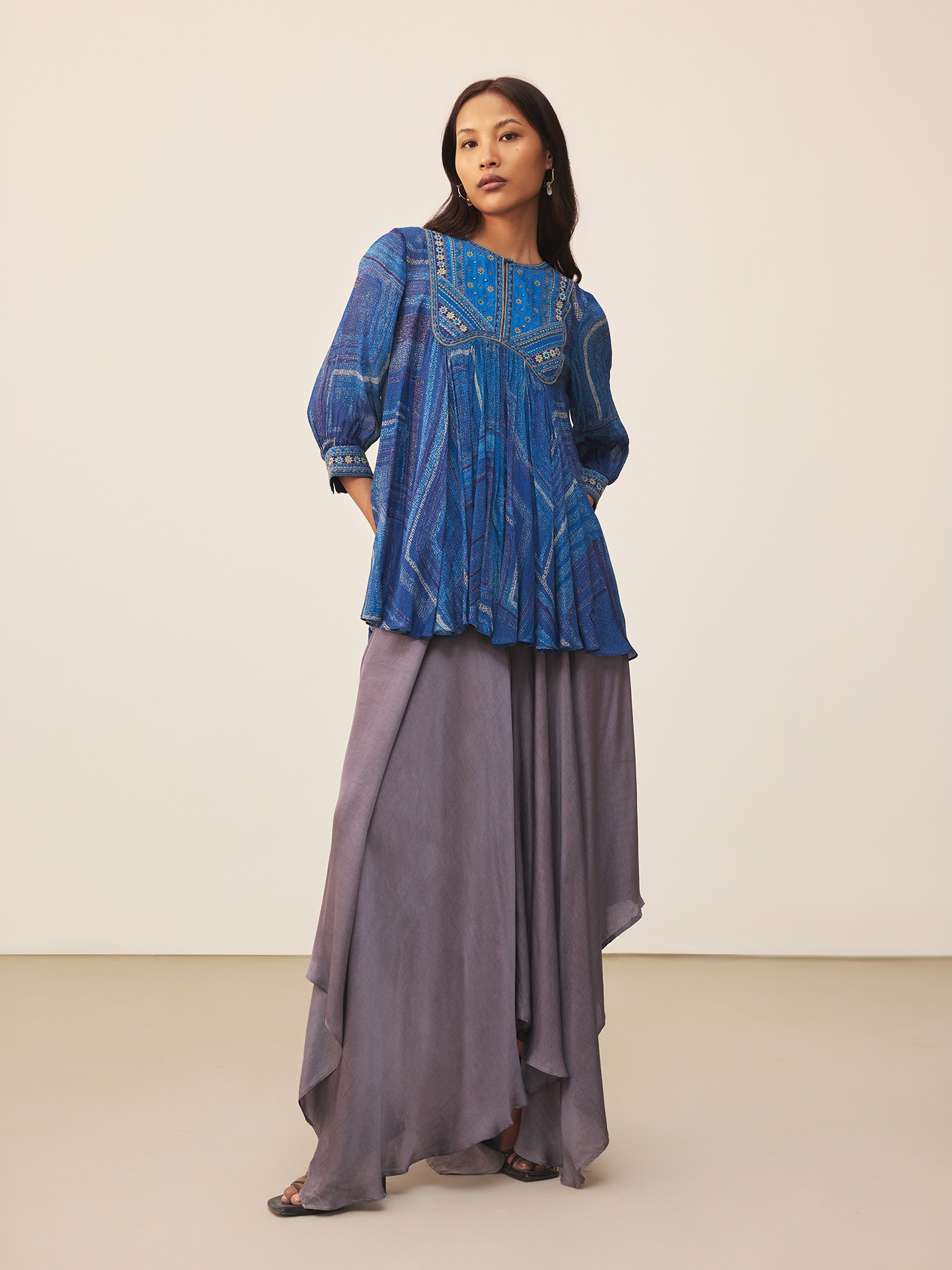 Blue Ujwal Kurti