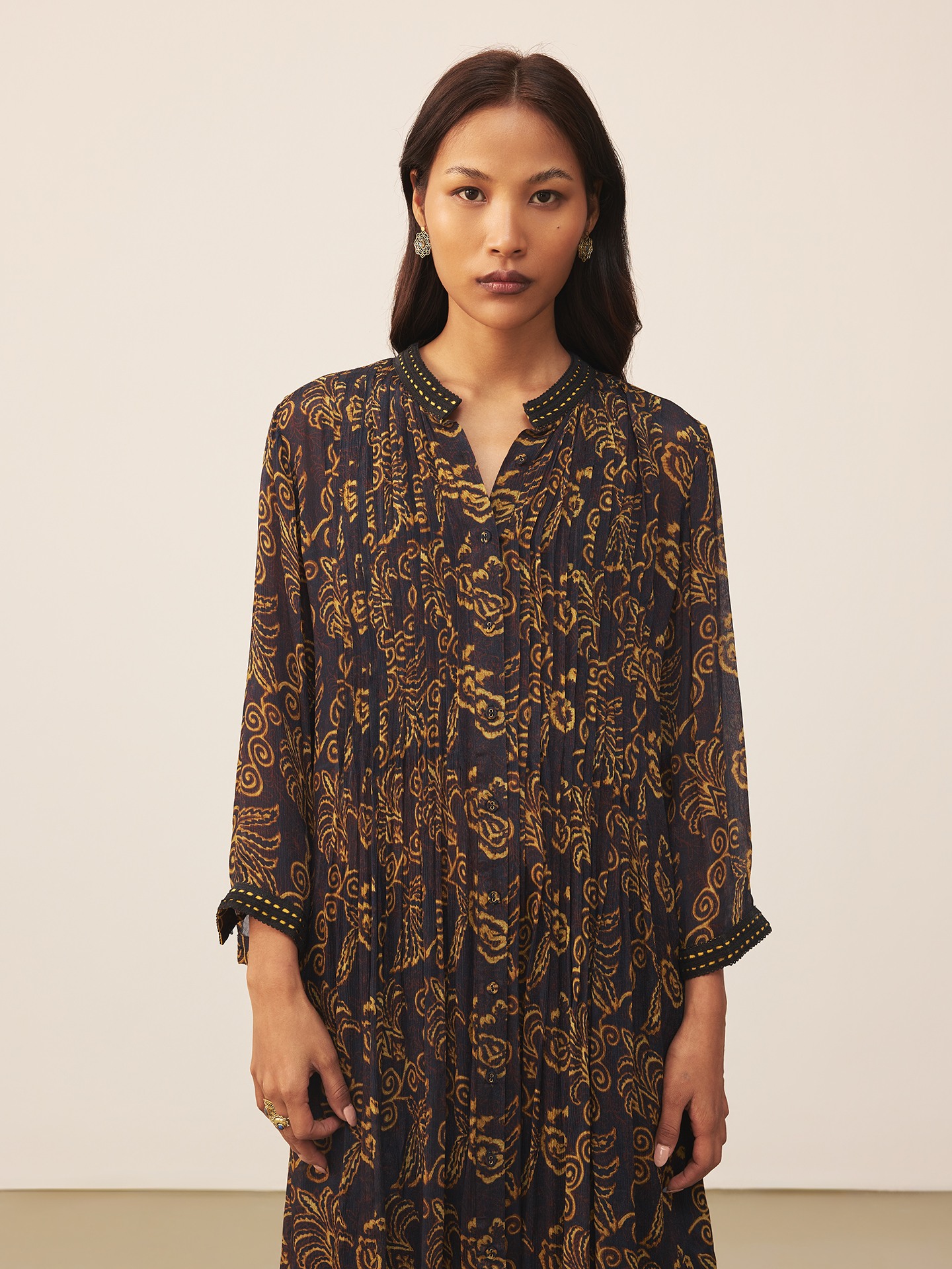 Black Aplooza Kurta