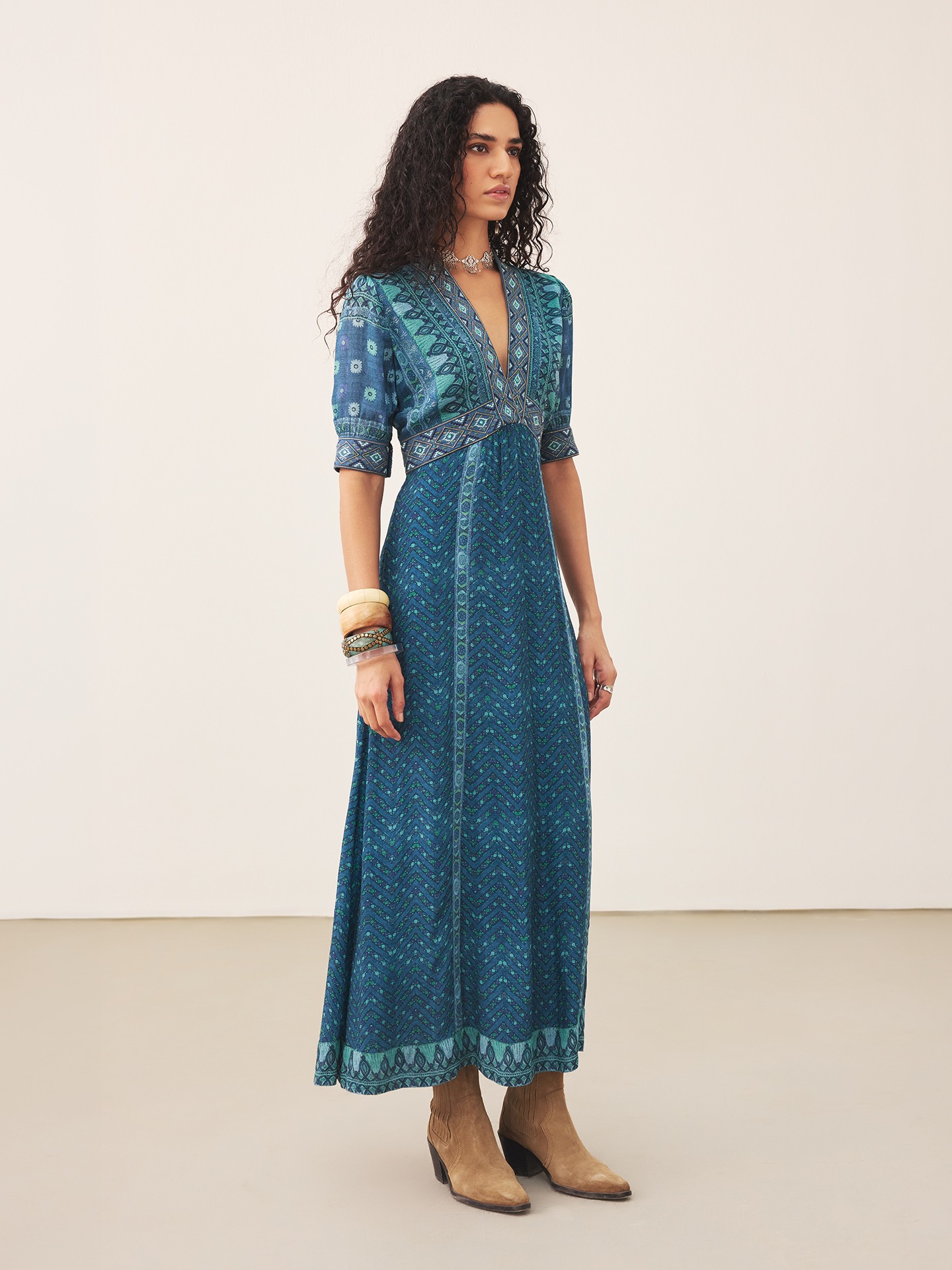 Blue Kanan Long Dress