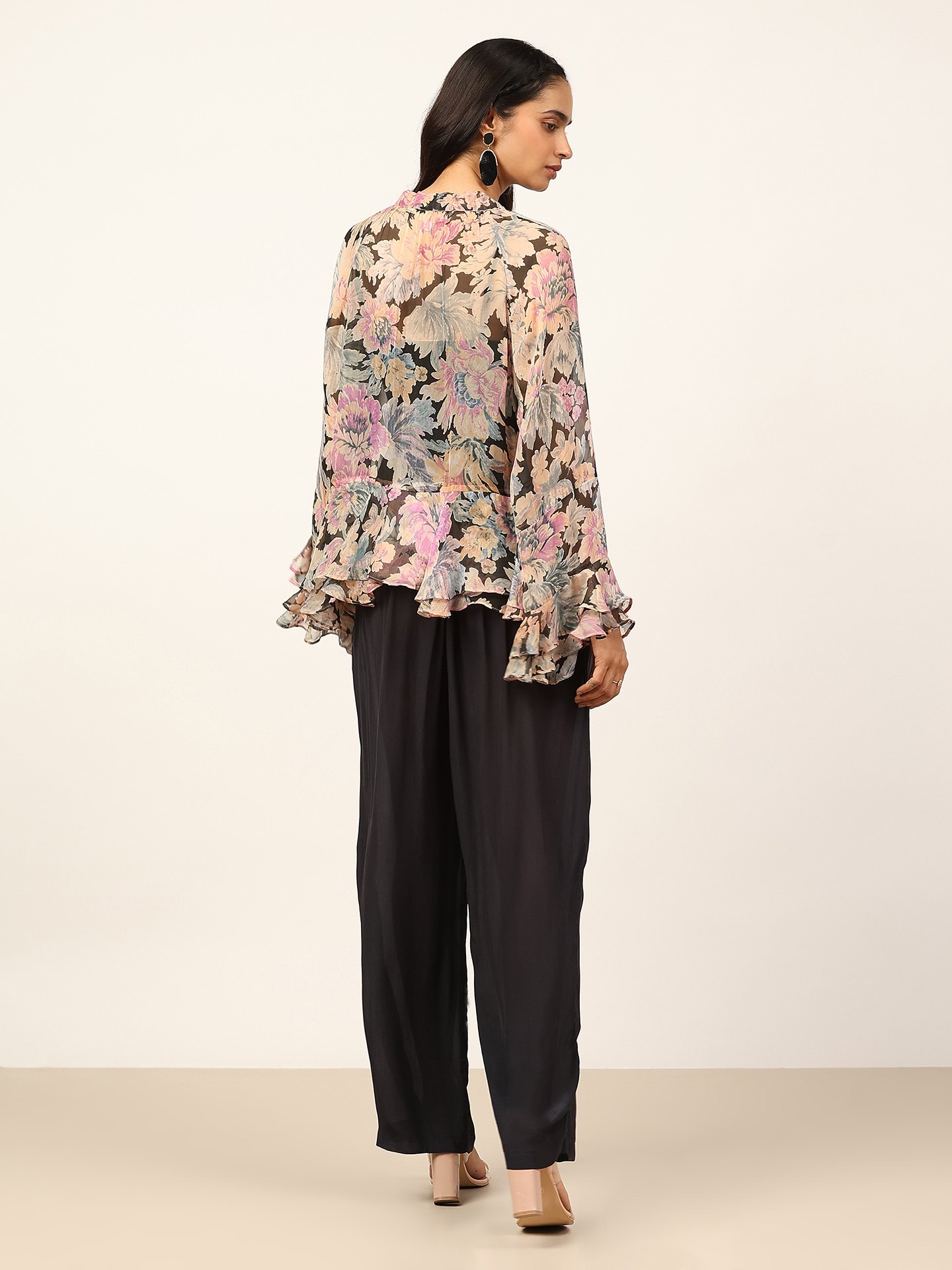 Black Rose Bloom Kurti