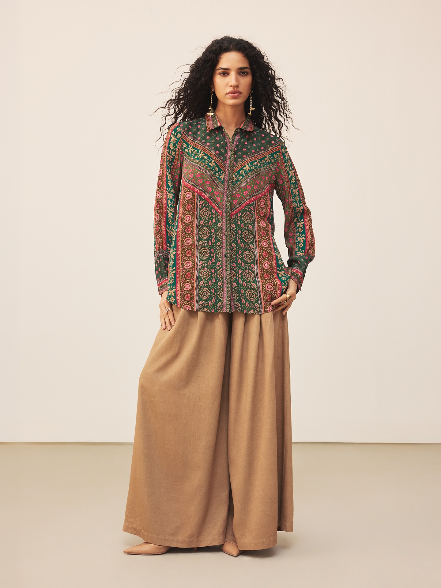 Teal Zeya Shirt