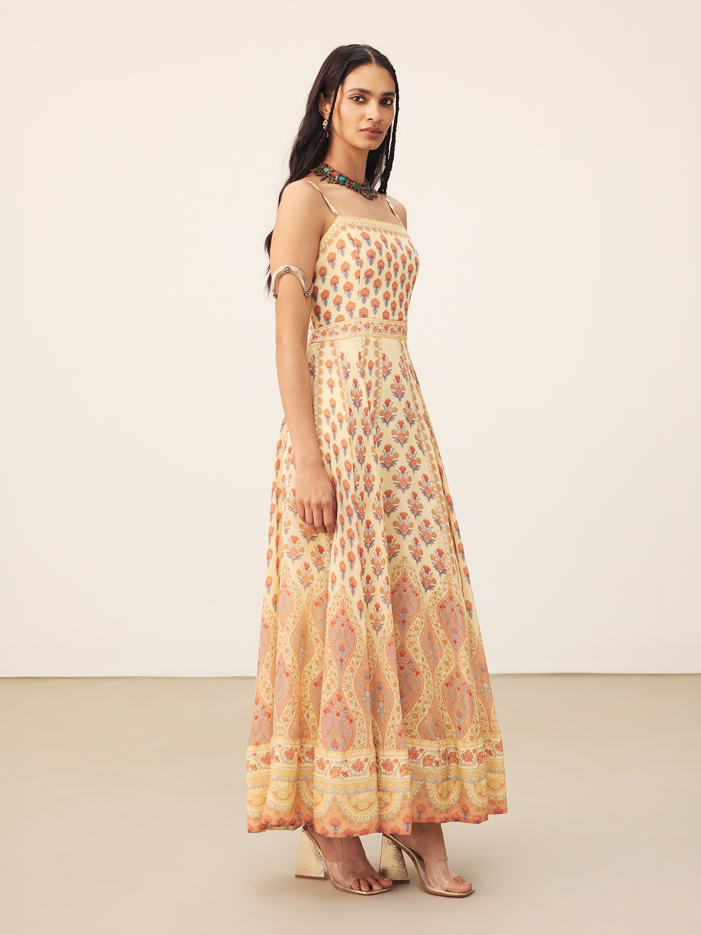 Ecru Amaraa  Long Dress