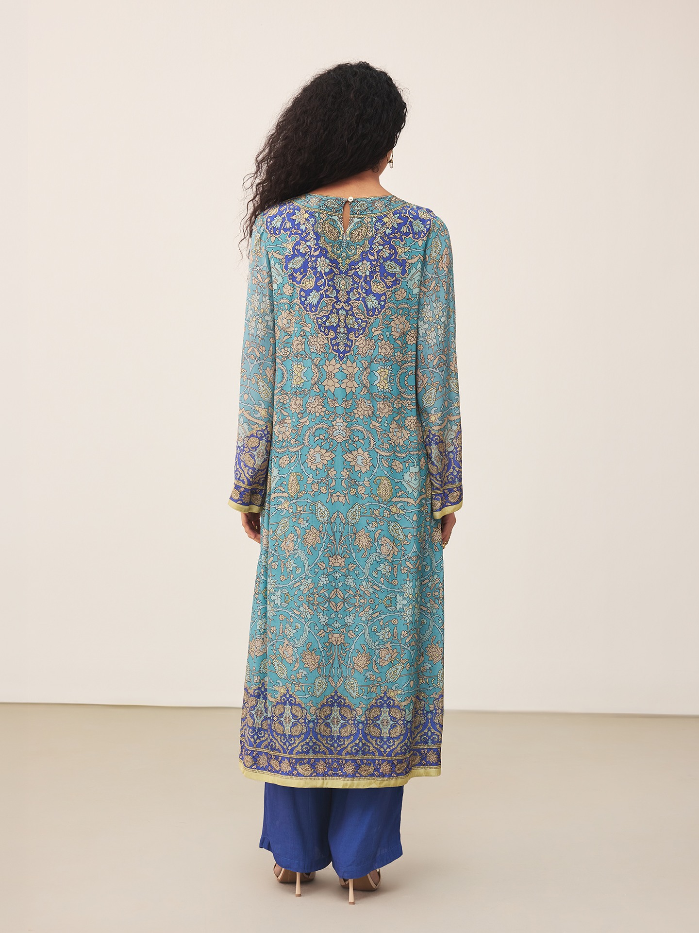 Blue Sonmarg Suit Set