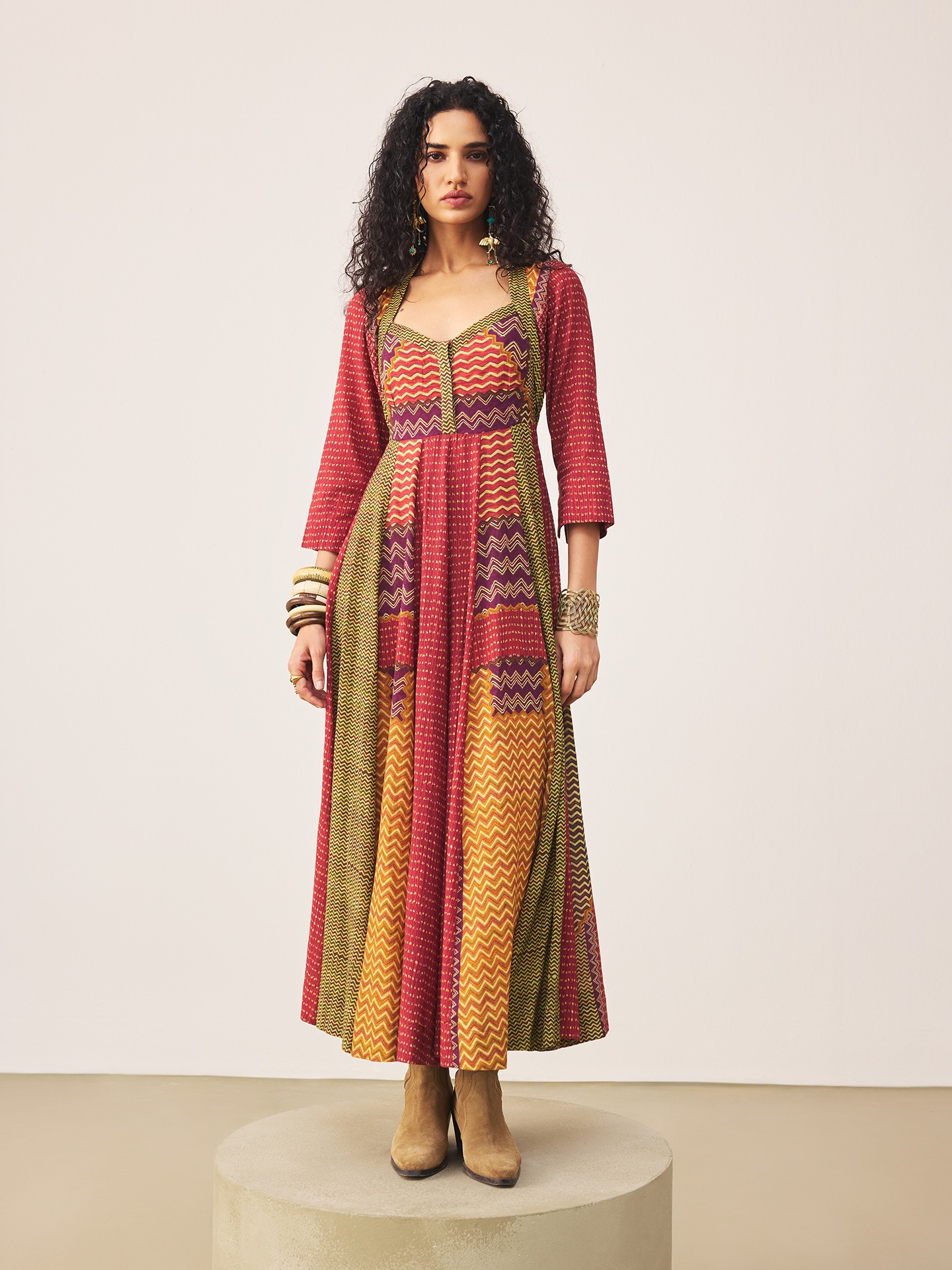 Rust Sugati Long Dress