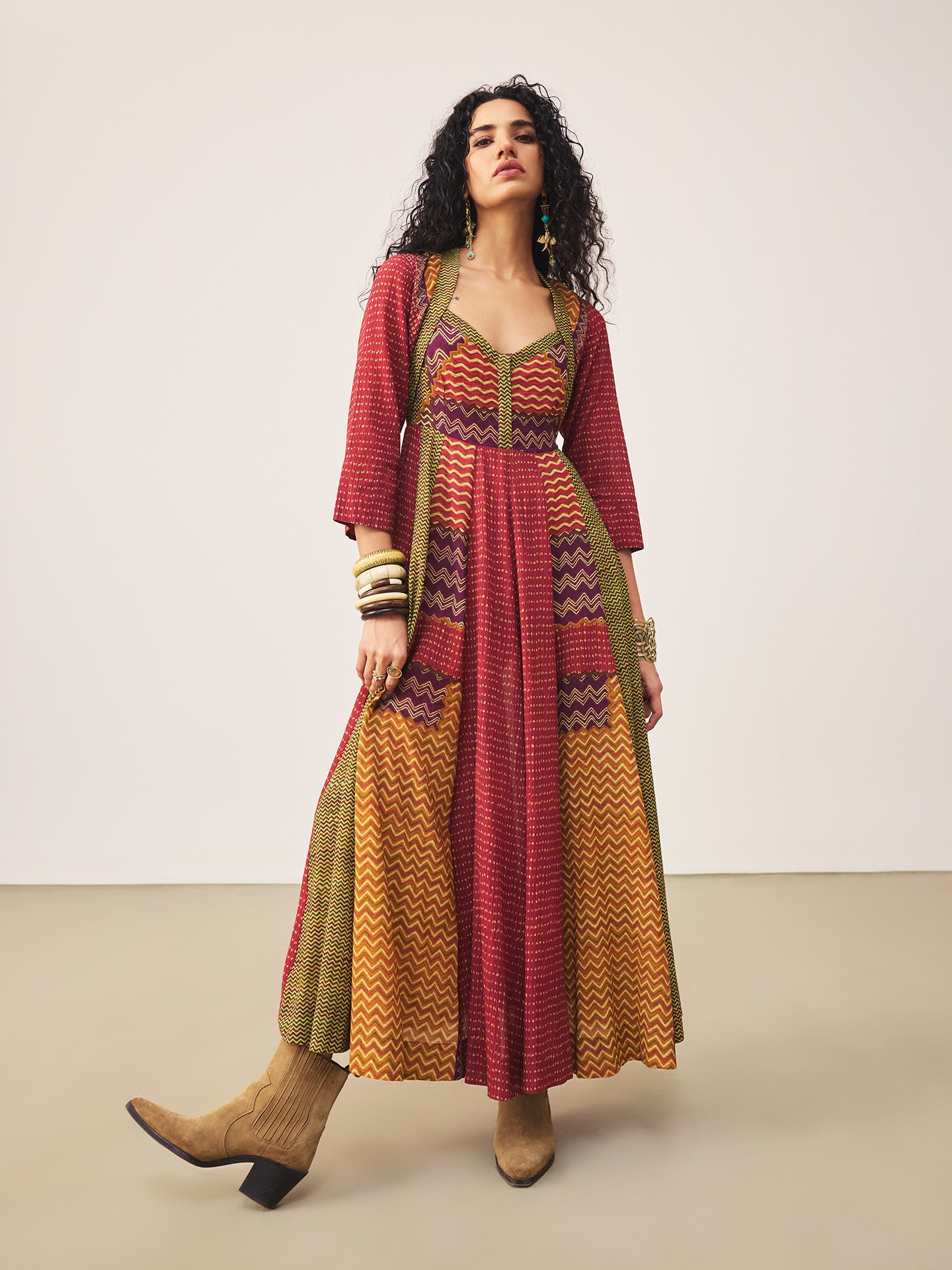 Rust Sugati Long Dress