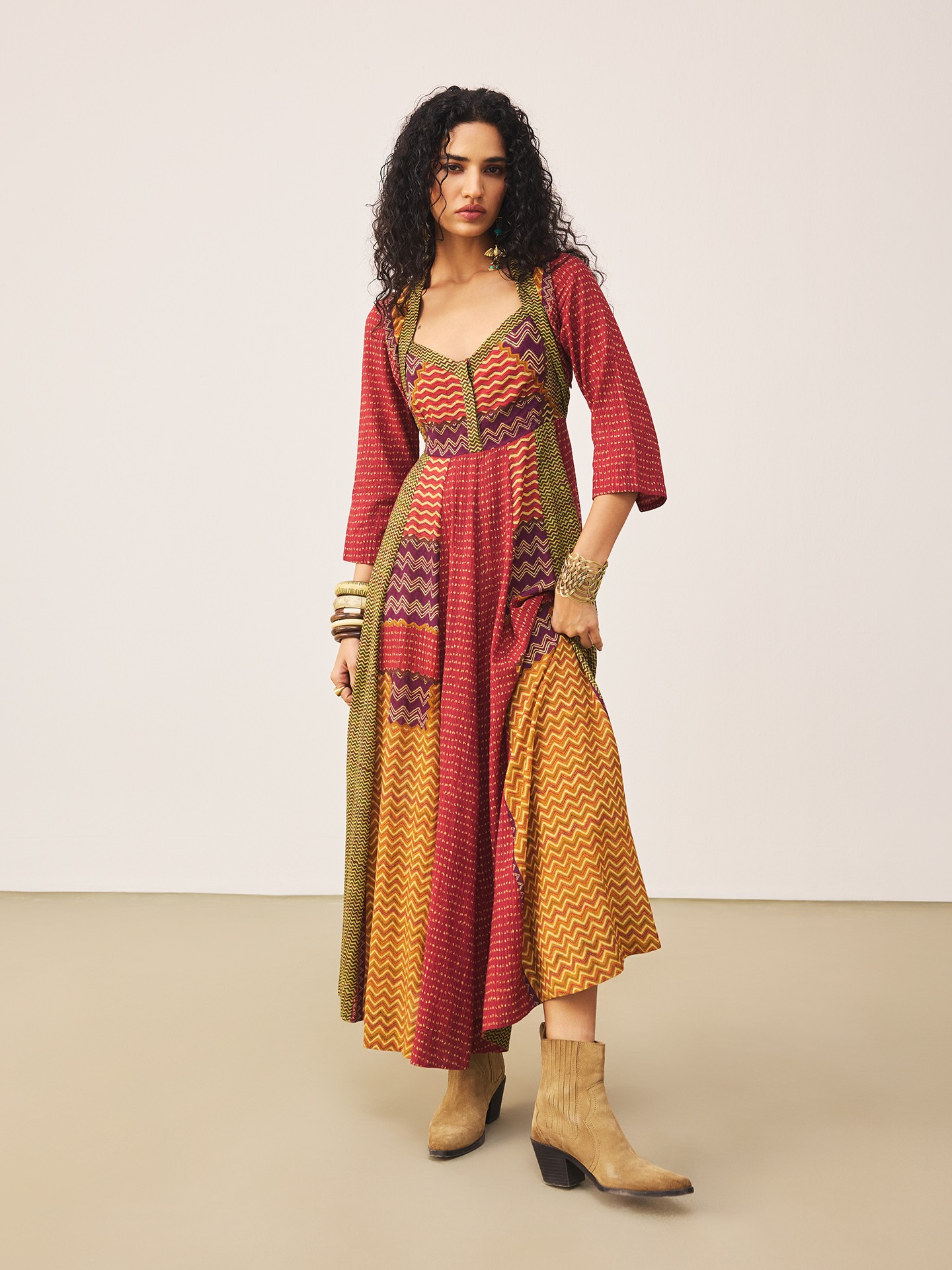 Rust Sugati Long Dress
