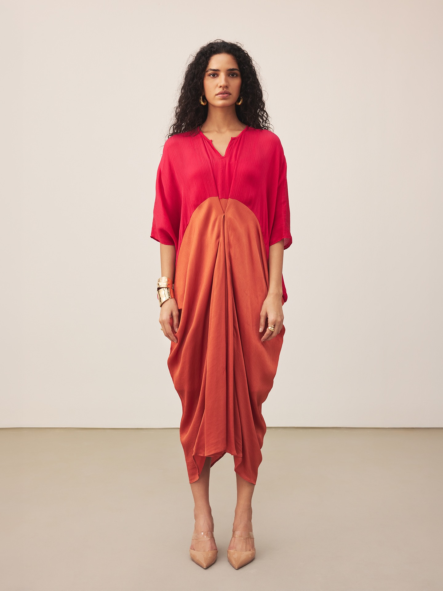 Pink Cop Land Kaftan