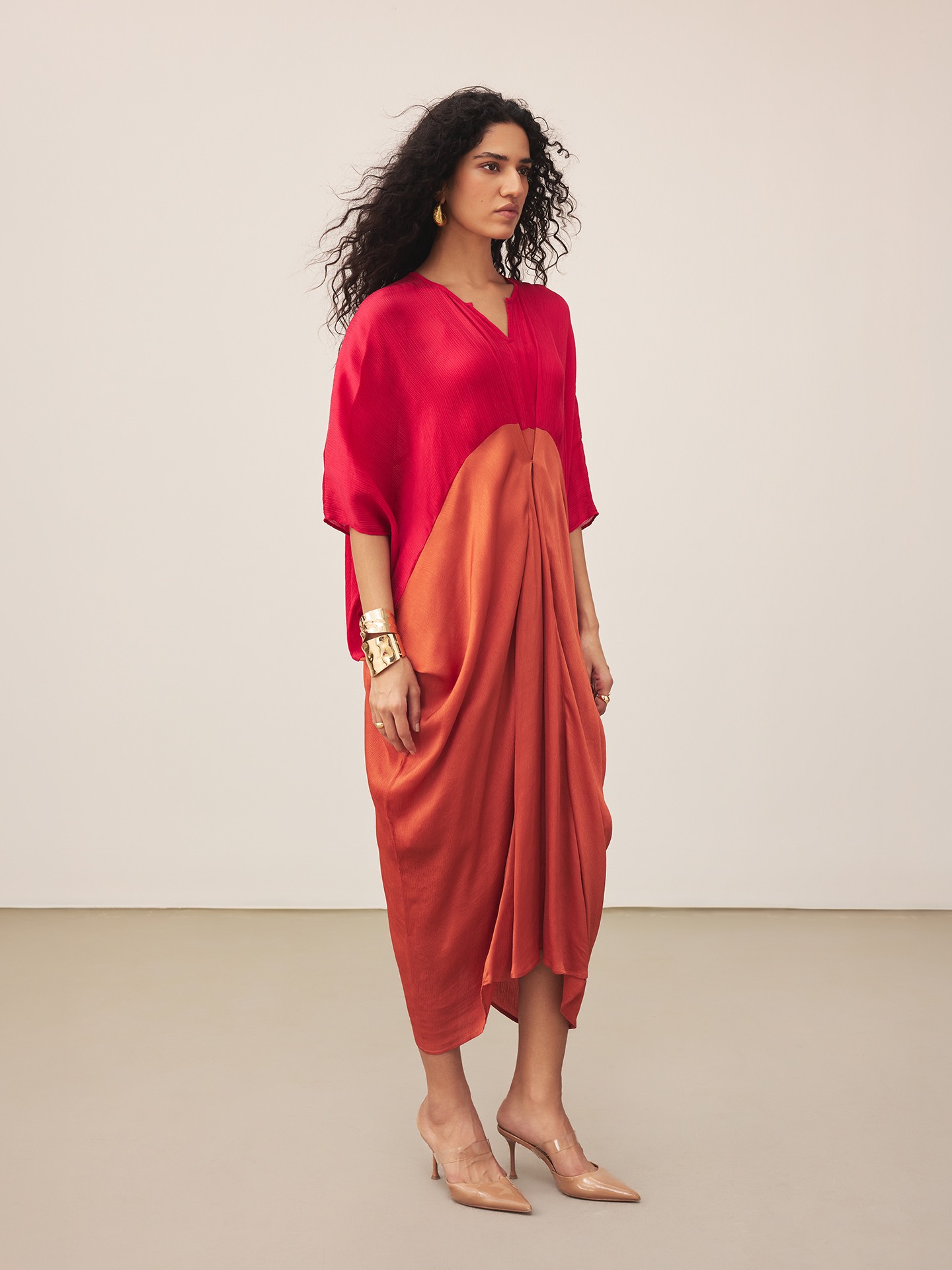 Pink Cop Land Kaftan