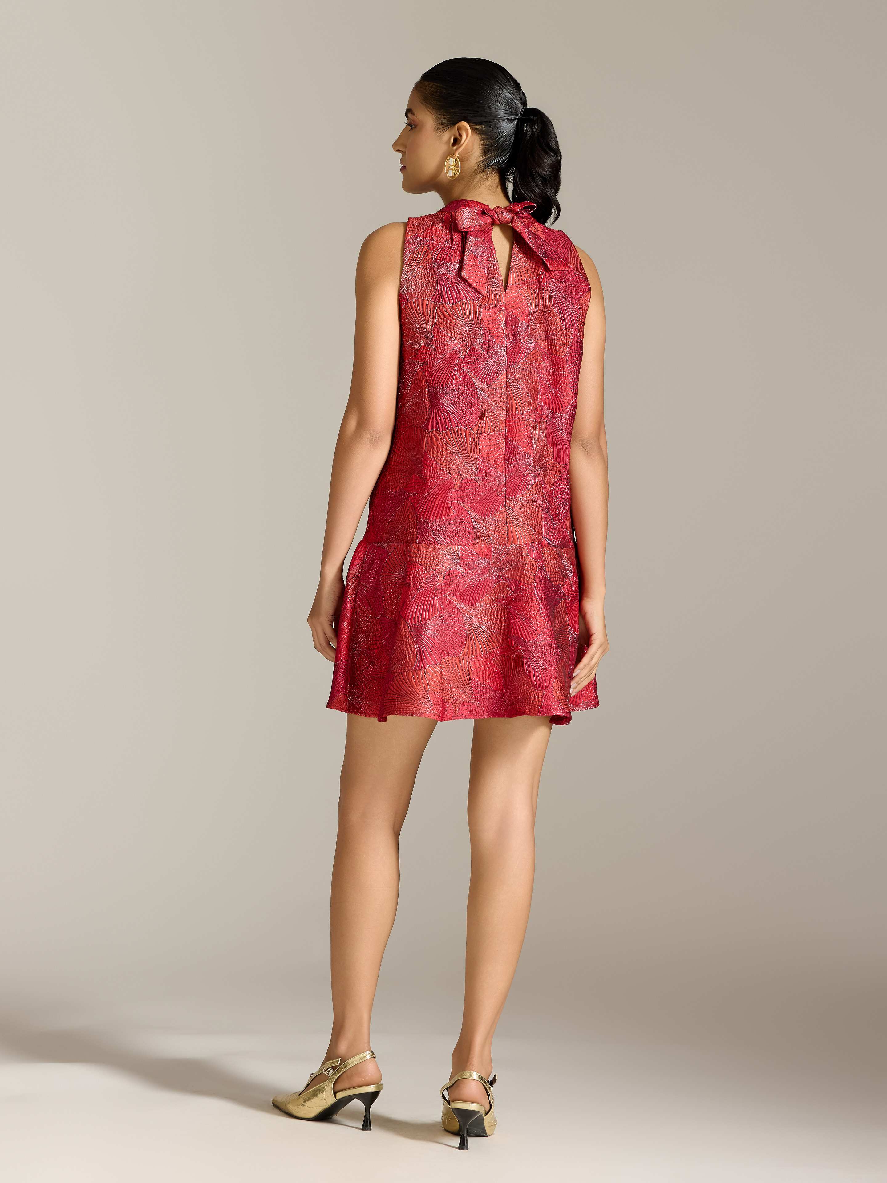 Red Karen Short Dress