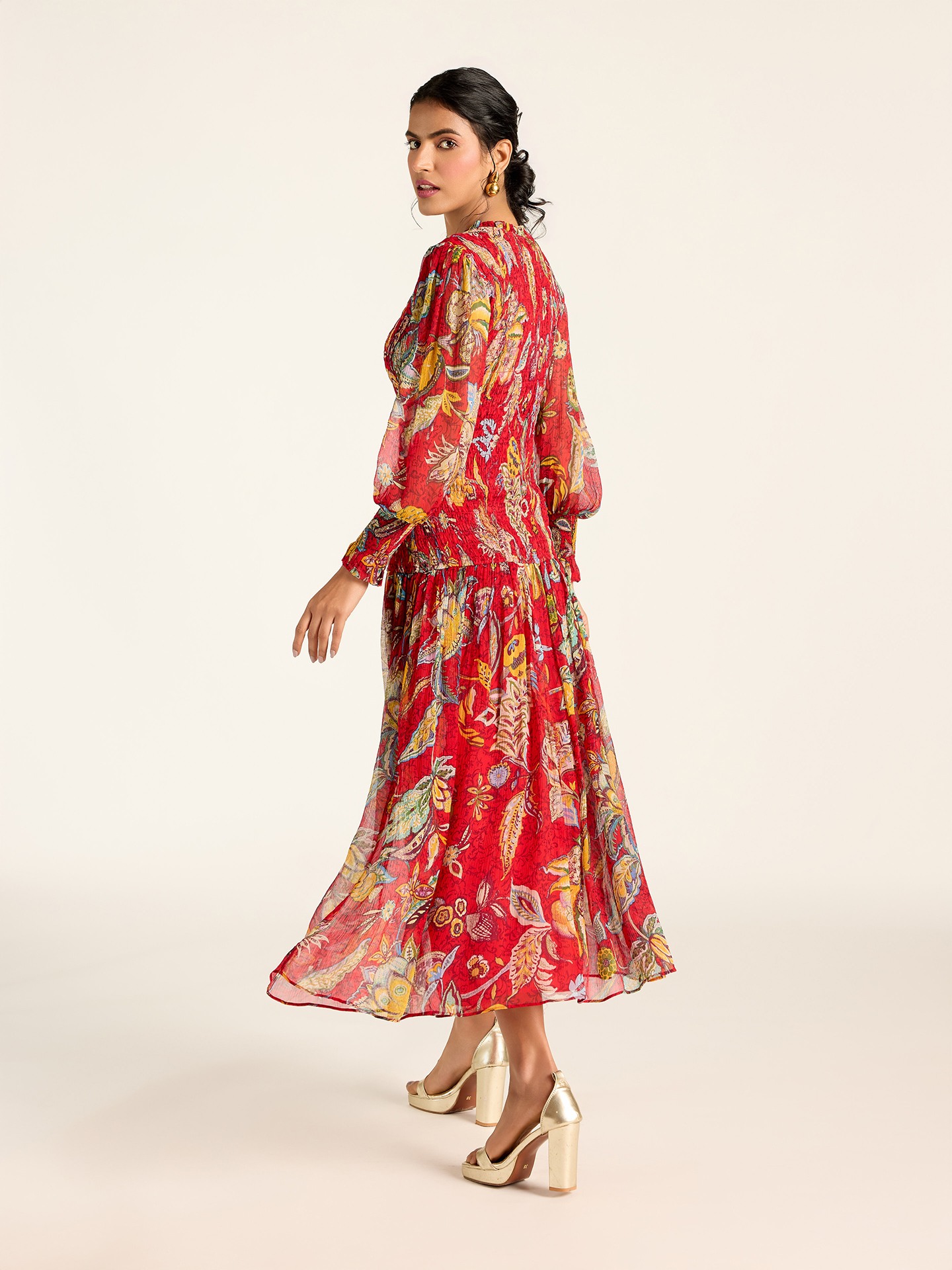 Red Vesna Long Dress