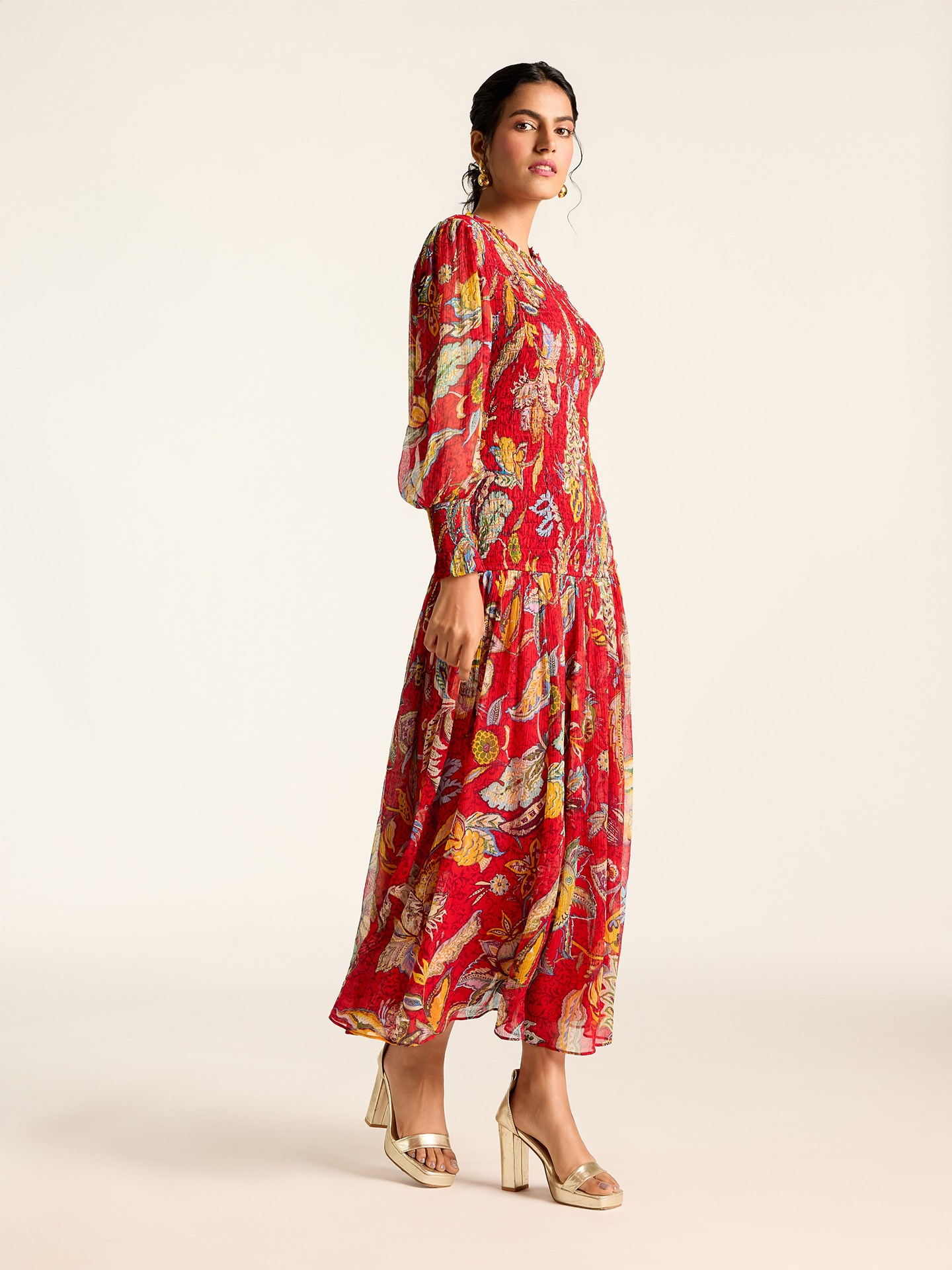 Red Vesna Long Dress