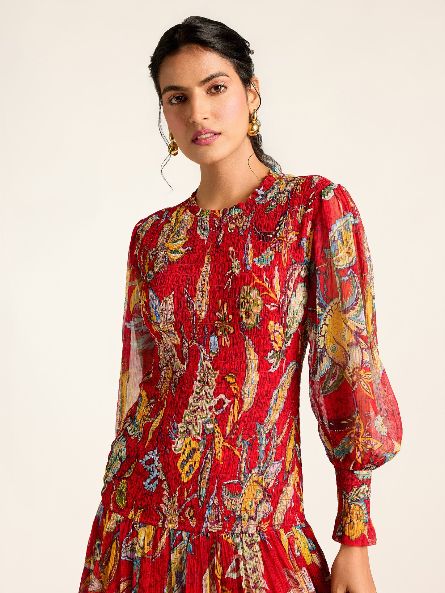 Red Vesna Long Dress