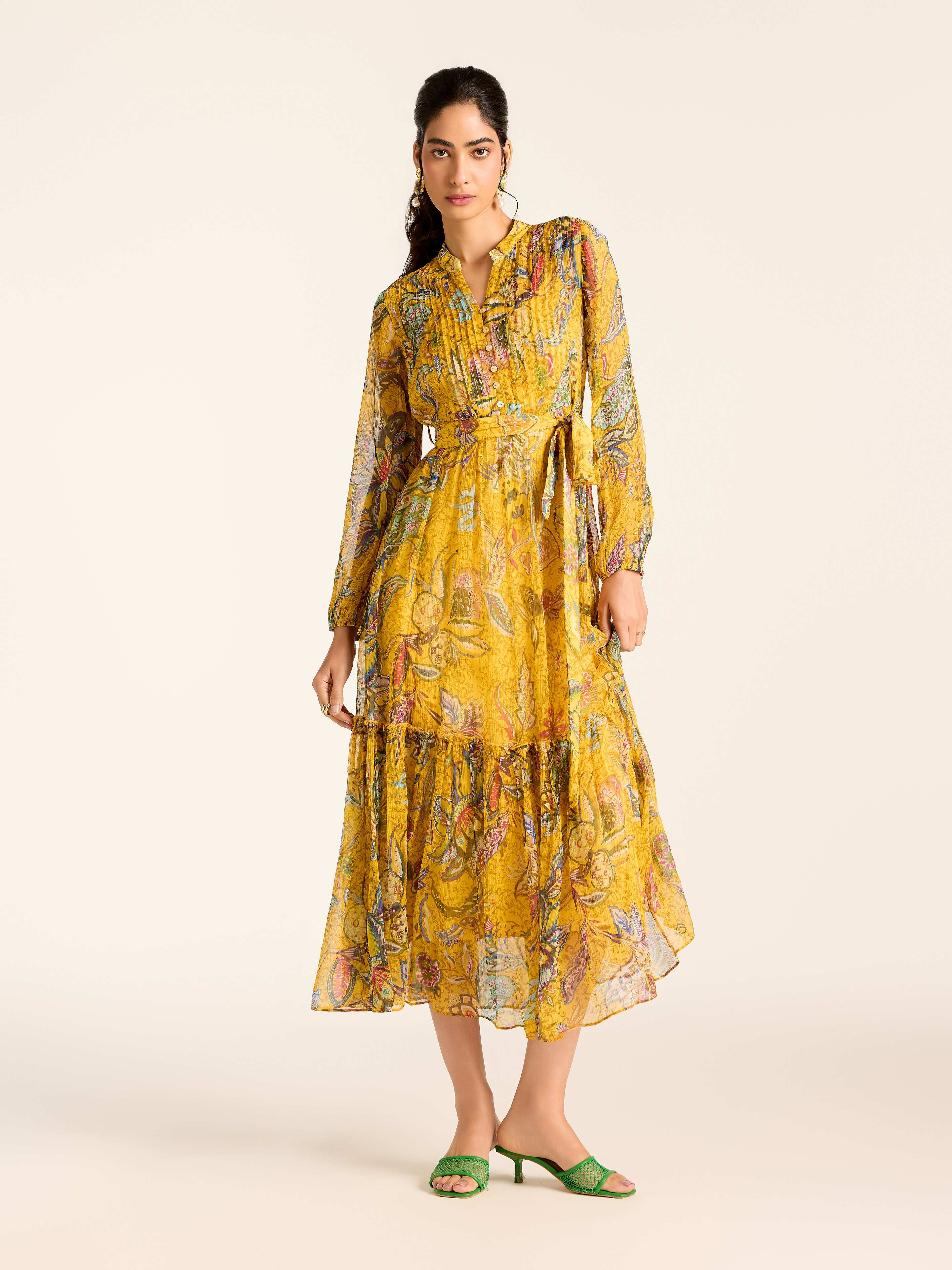 Yellow Vesna Long Dress