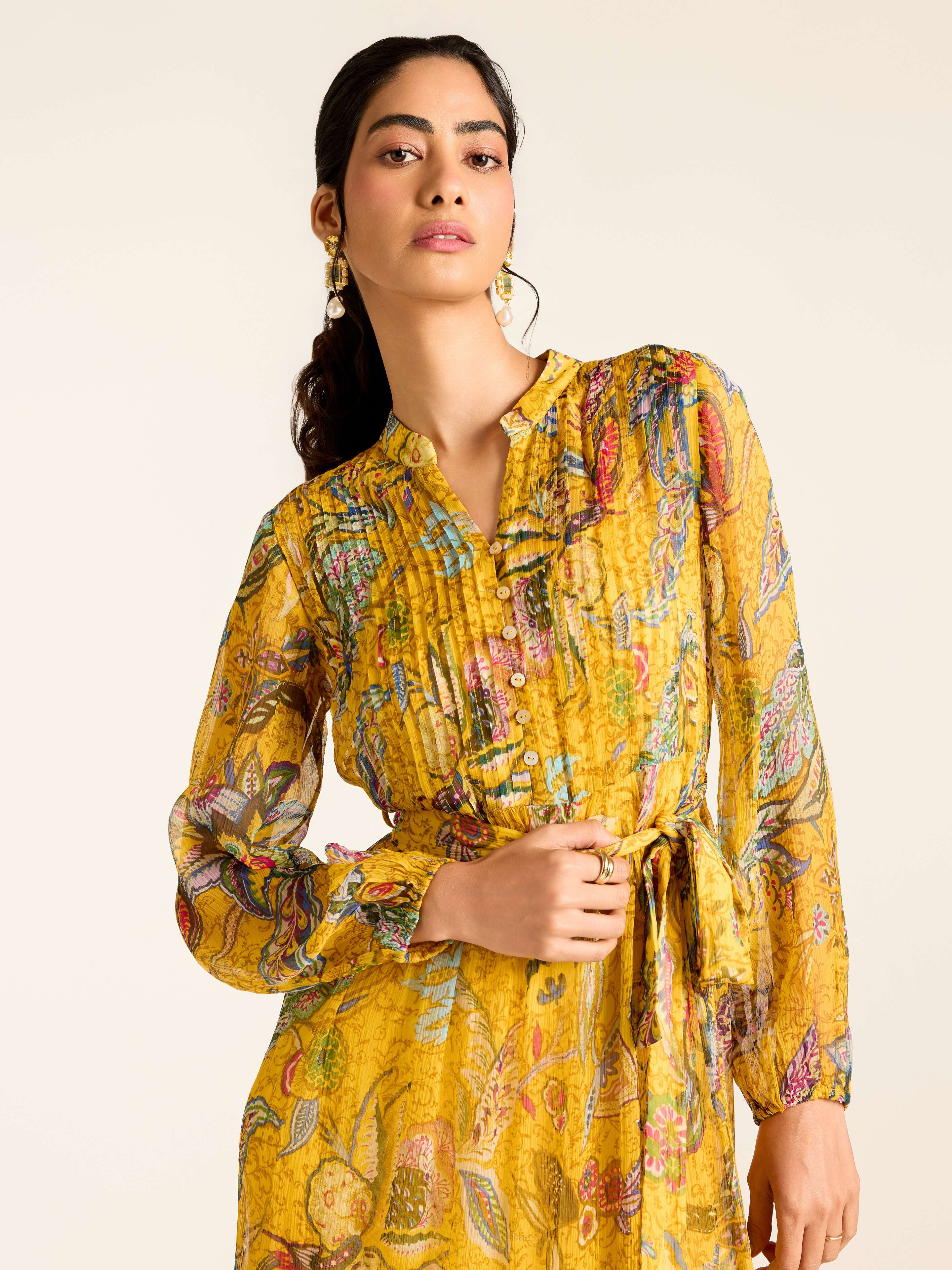 Yellow Vesna Long Dress