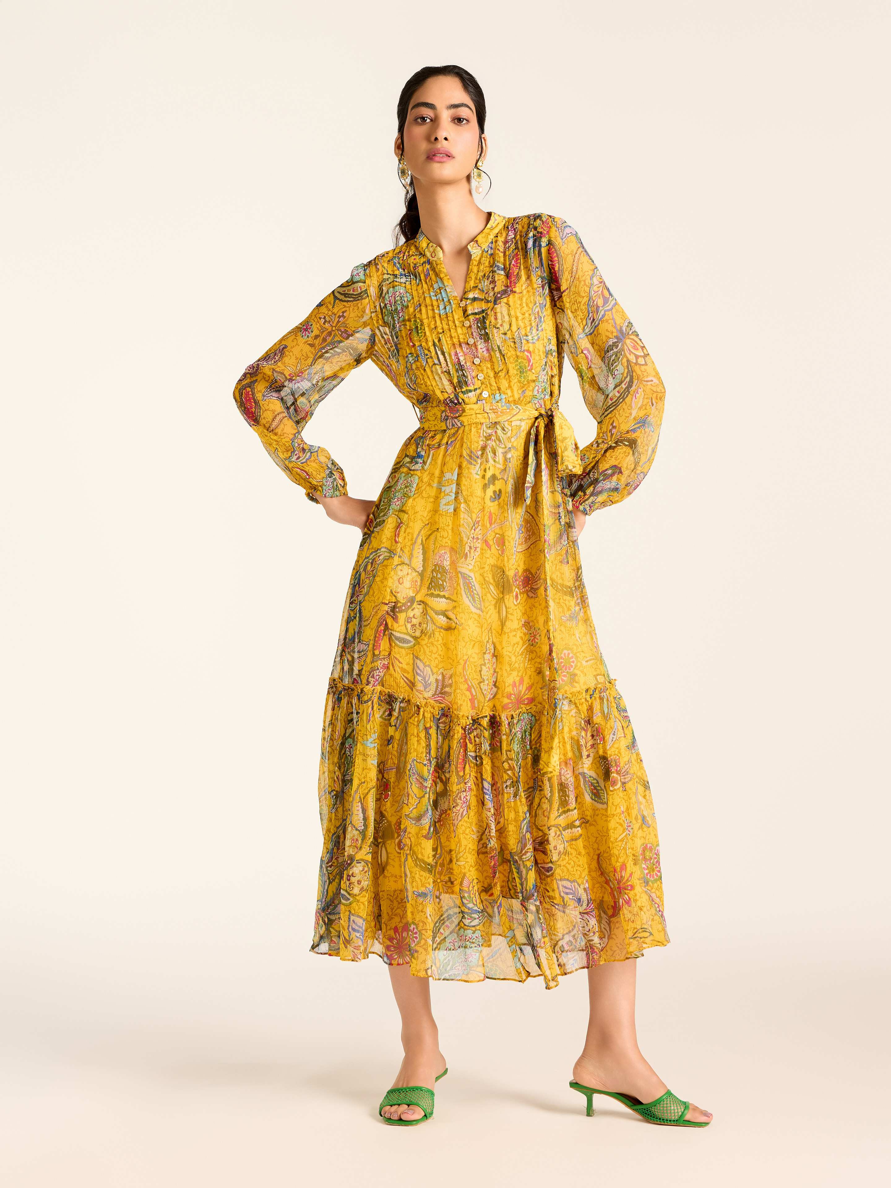 Yellow Vesna Long Dress