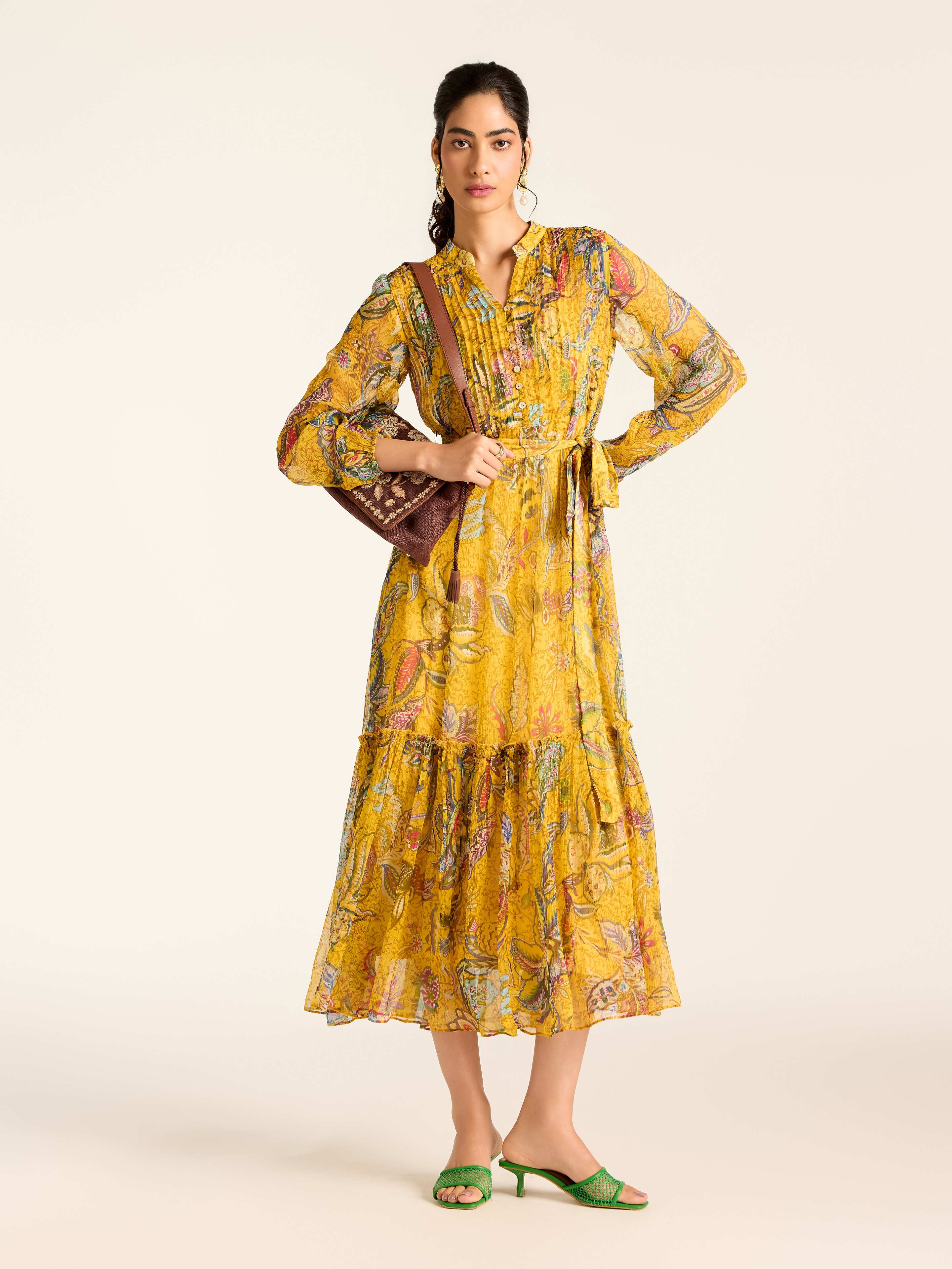 Yellow Vesna Long Dress