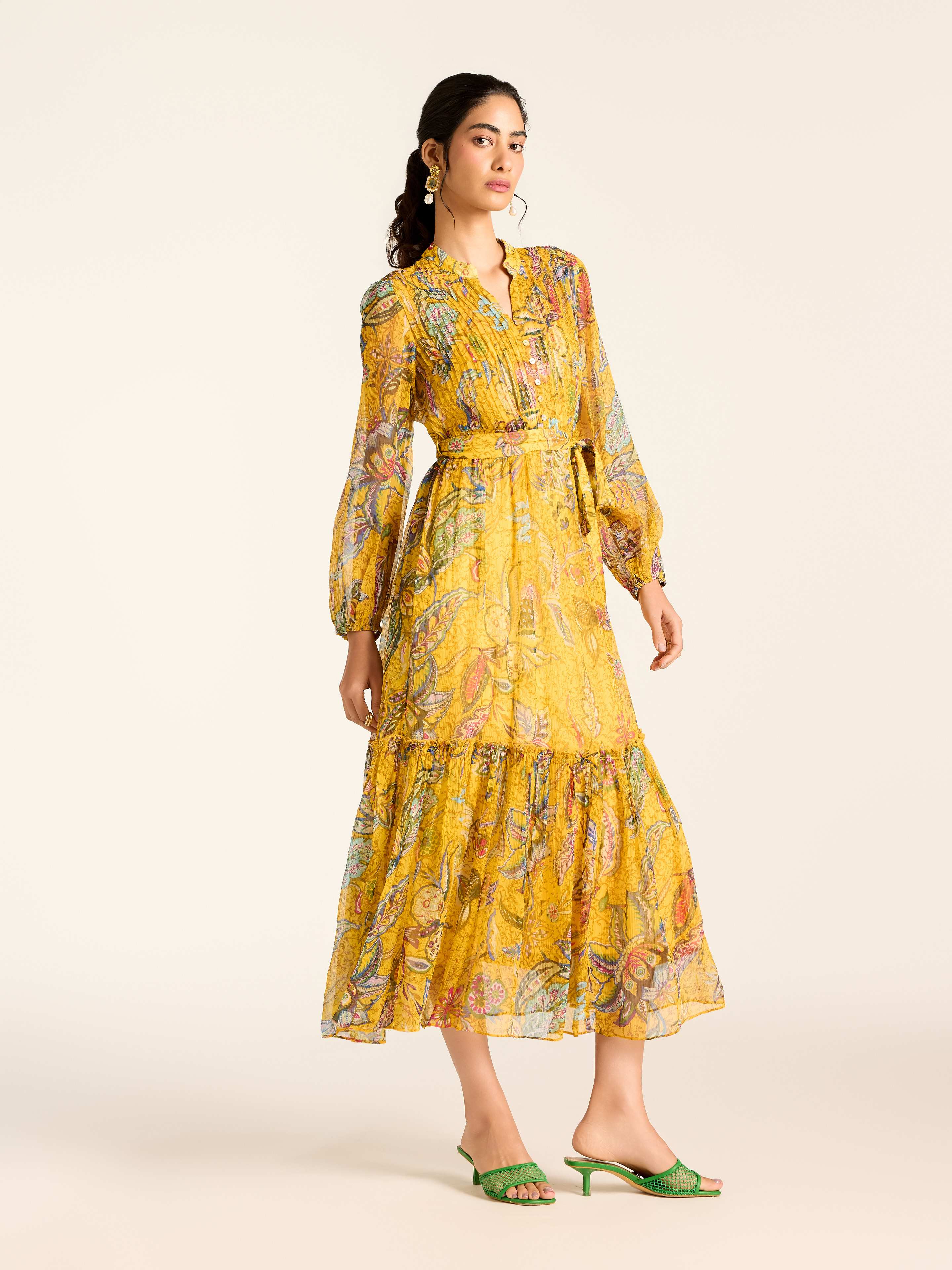 Yellow Vesna Long Dress