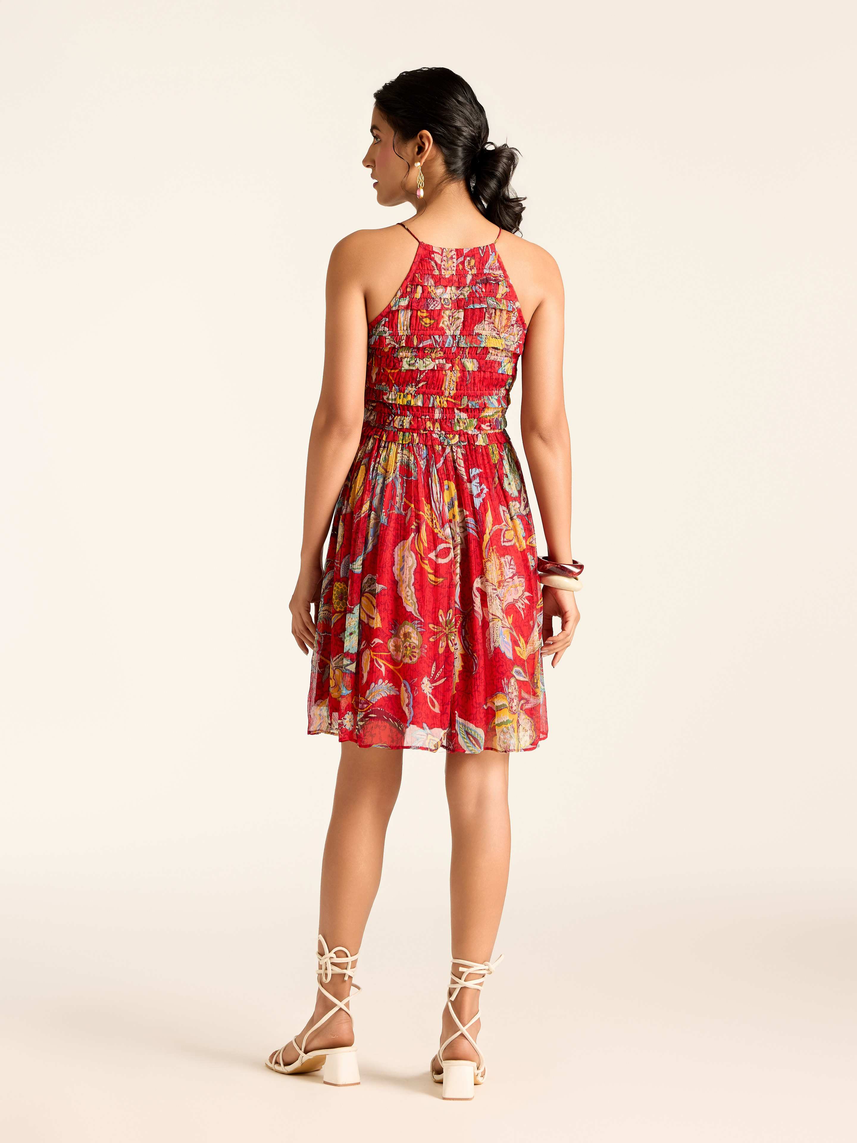 Red Vesna Short Dress
