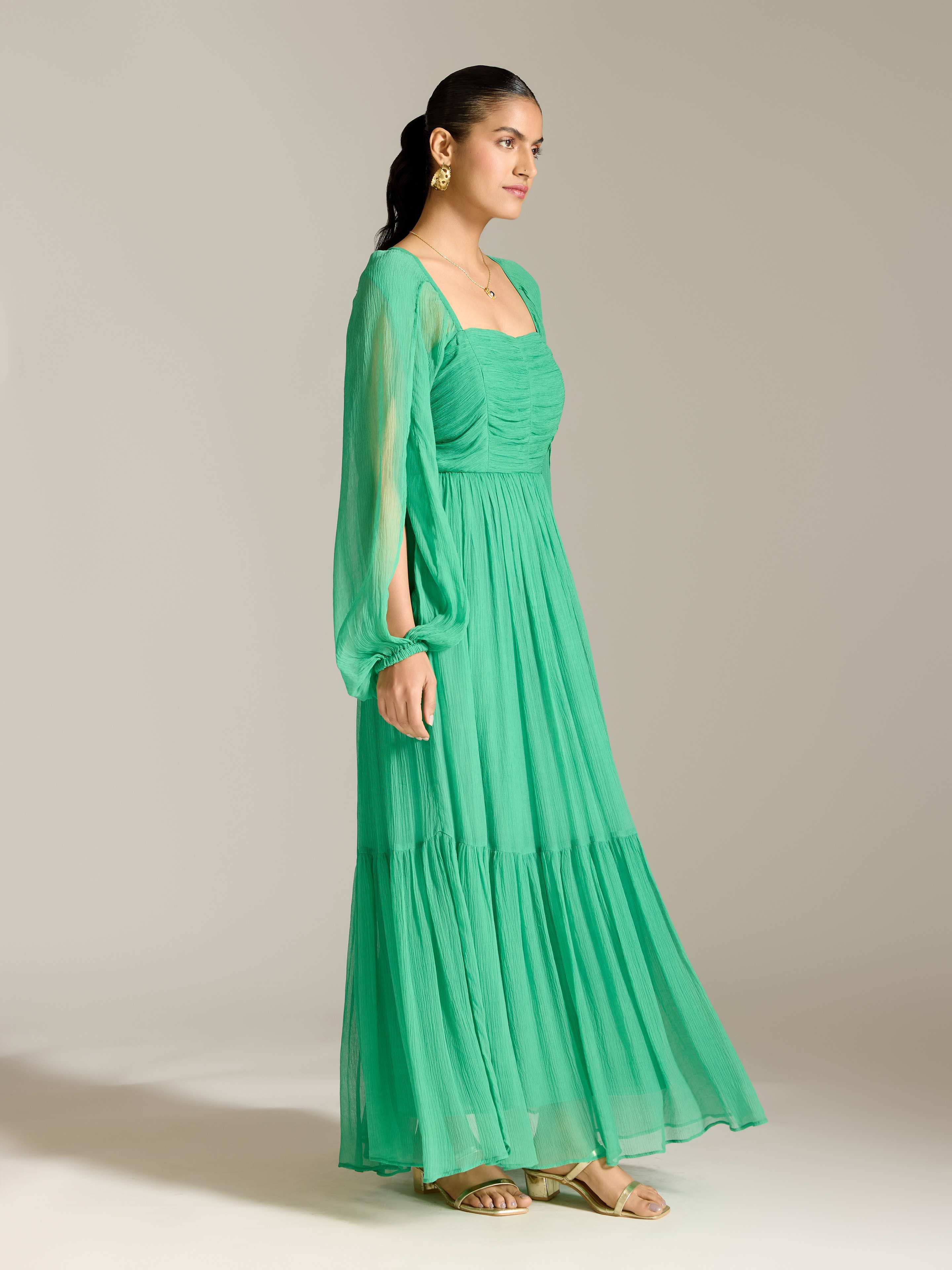 Emerald Xenia Long Dress