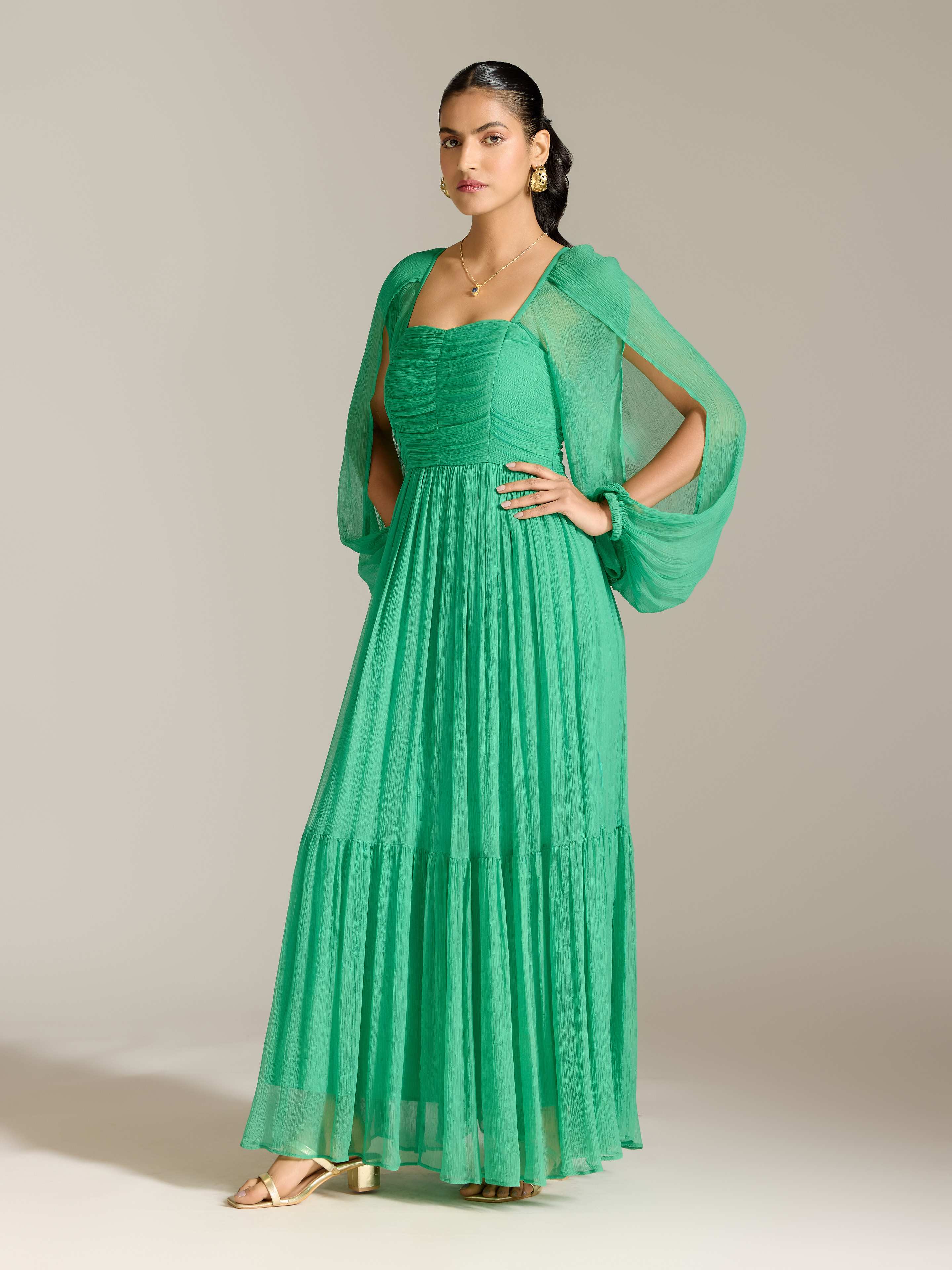 Emerald Xenia Long Dress