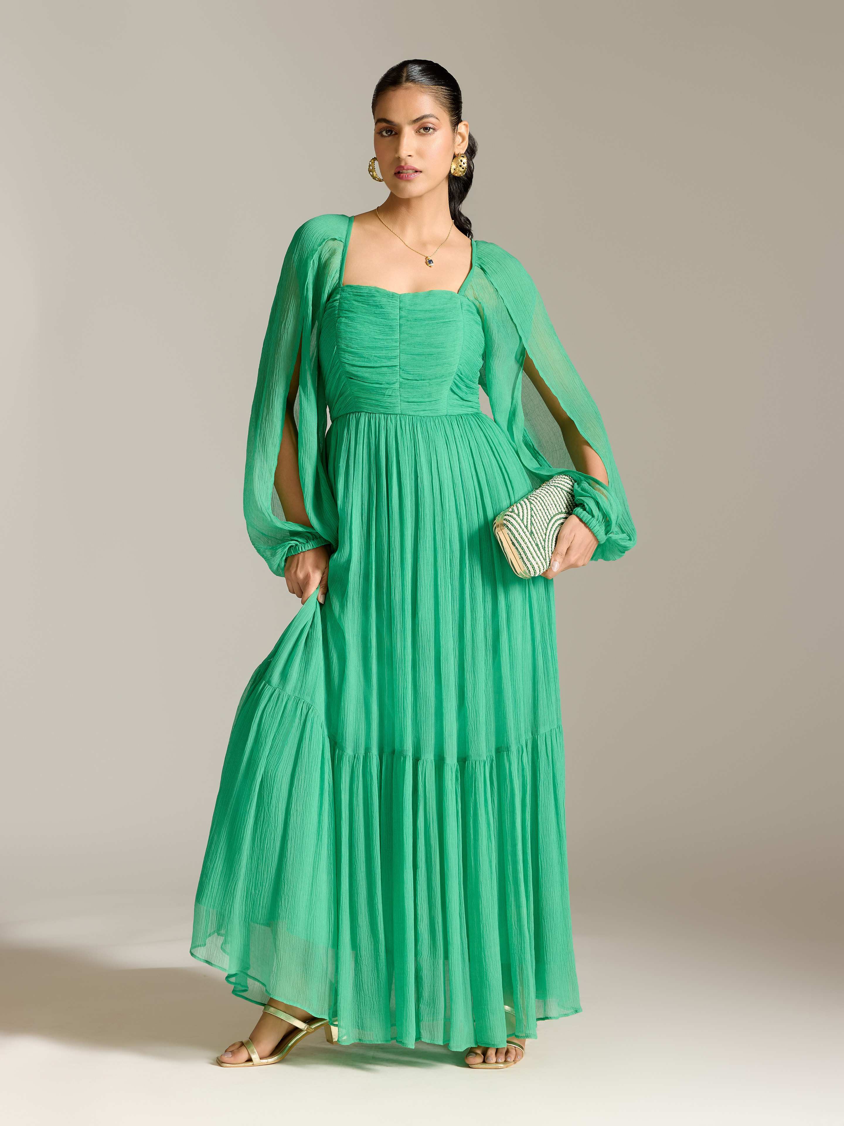 Emerald Xenia Long Dress
