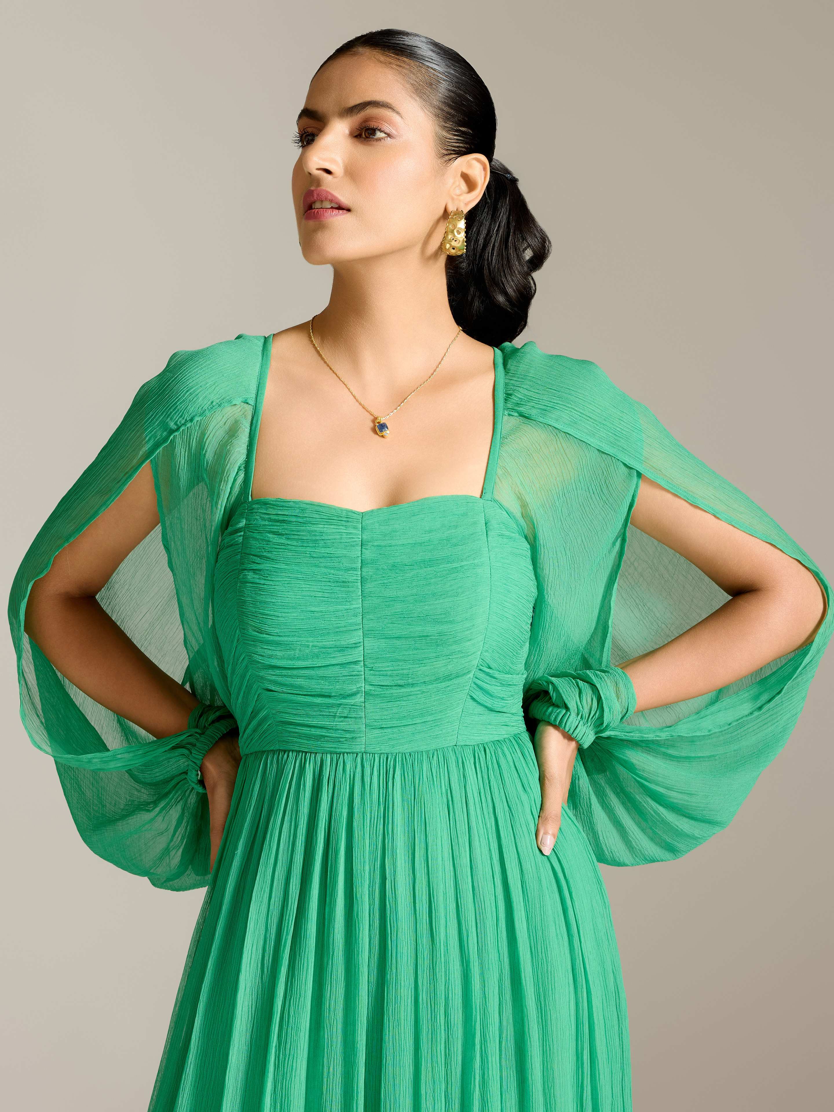 Emerald Xenia Long Dress