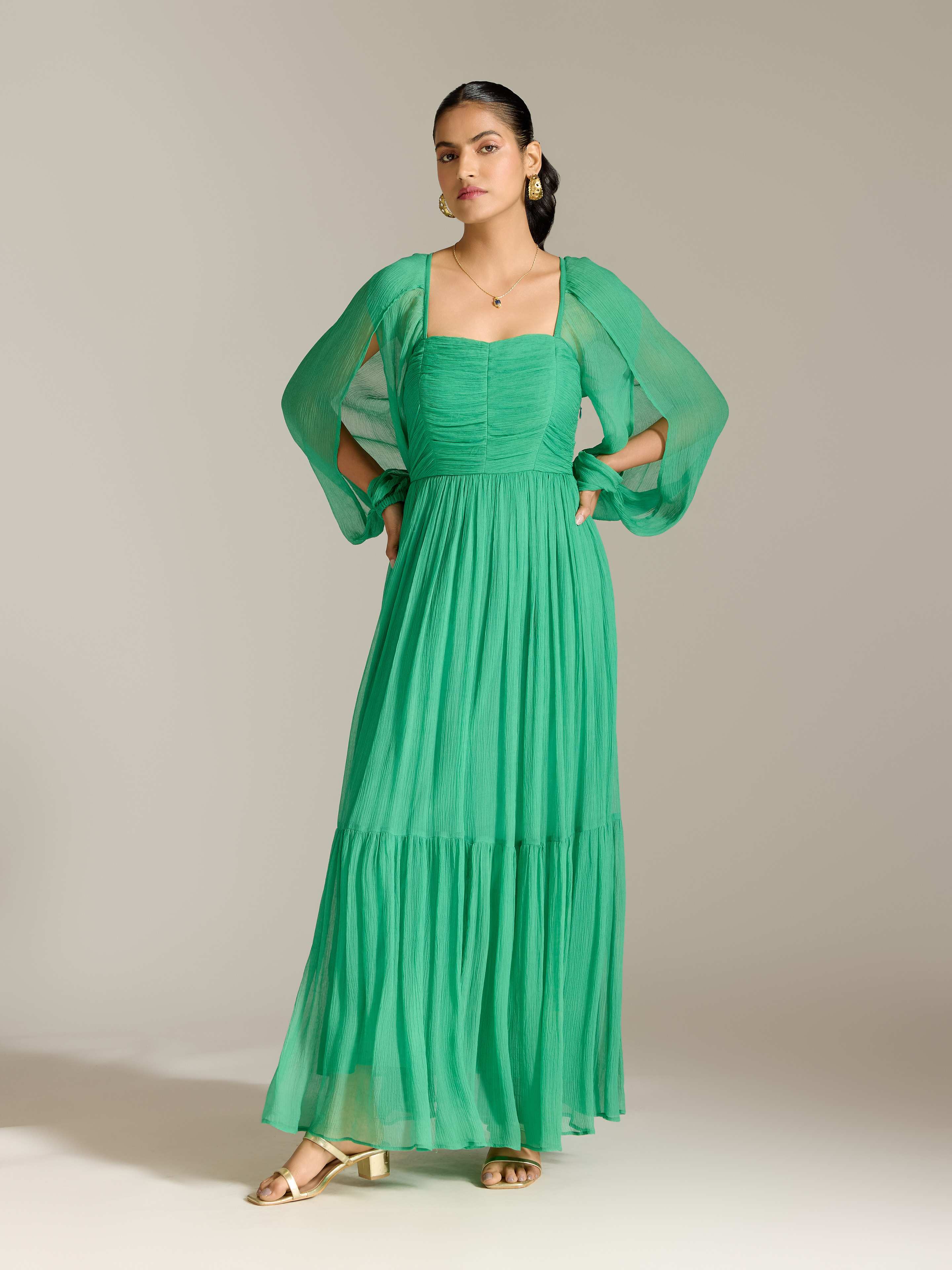 Emerald Xenia Long Dress