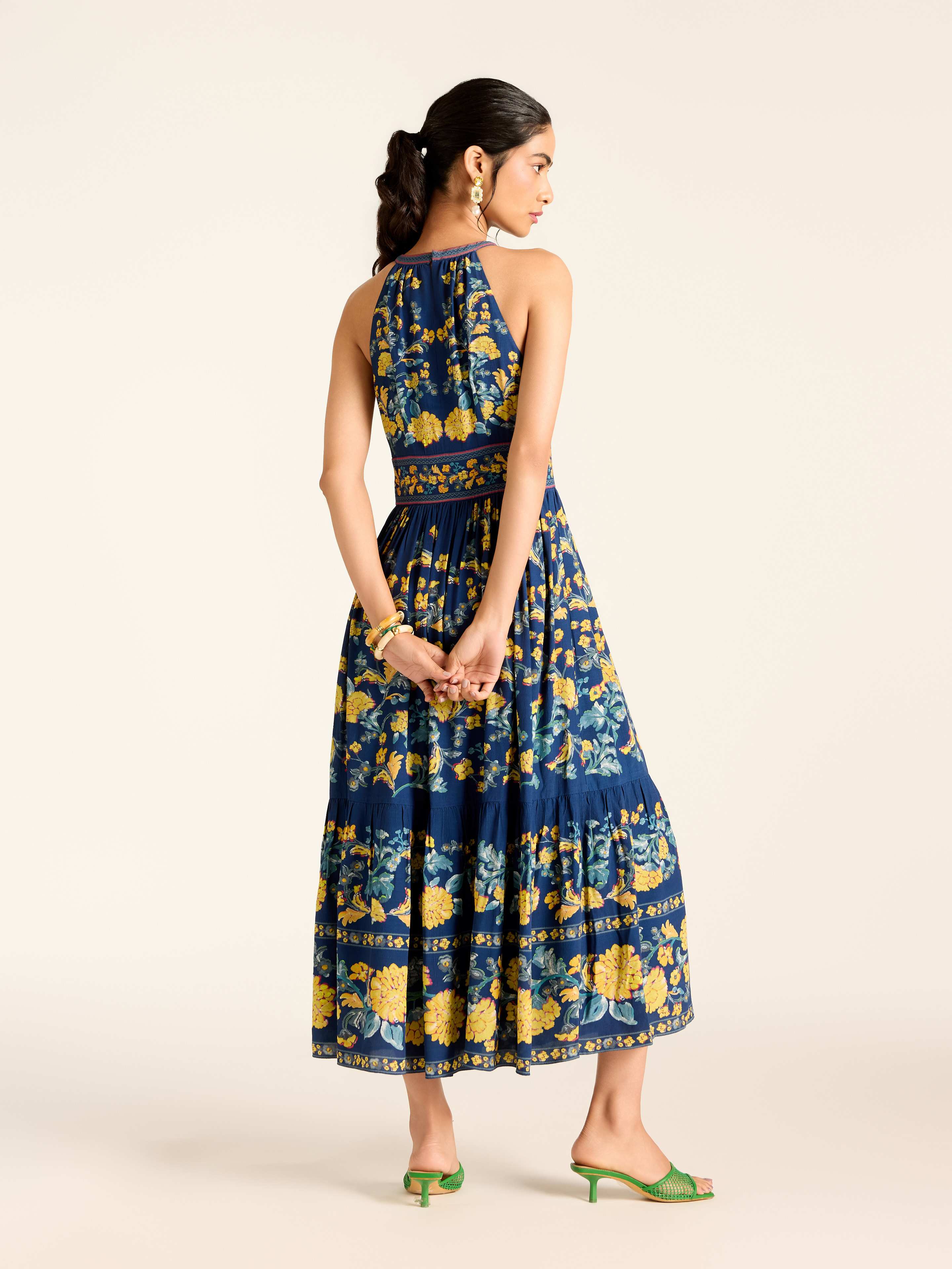 Navy Florica Long Dress