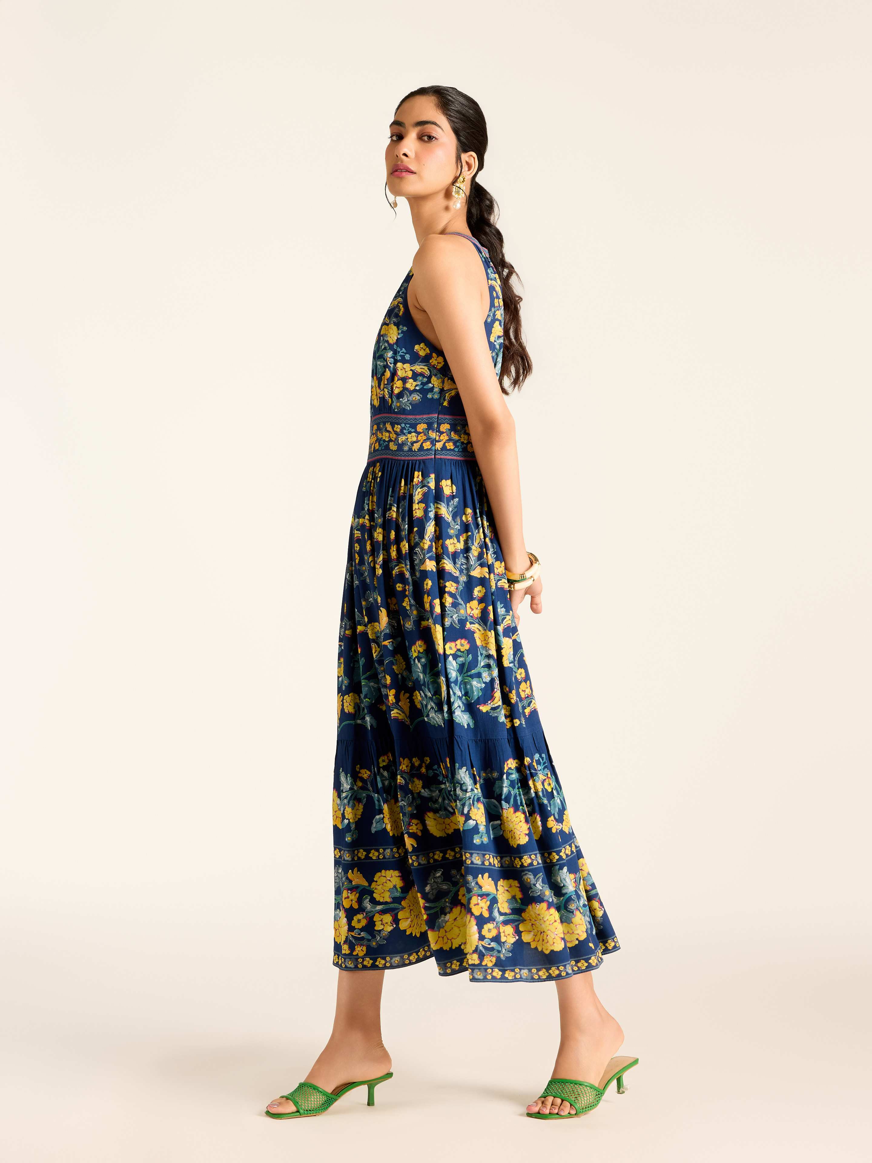 Navy Florica Long Dress