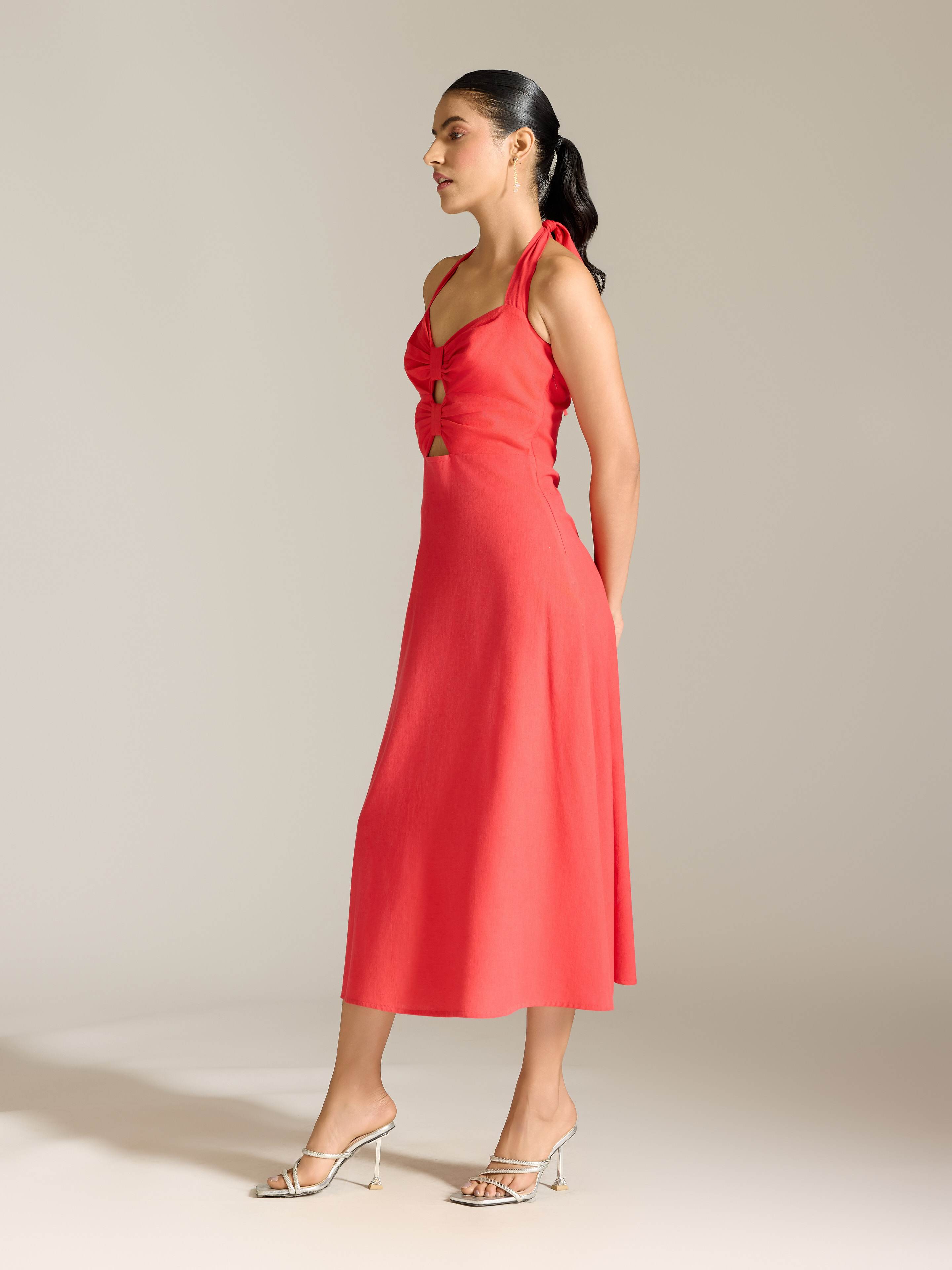 Red Donna Long Dress