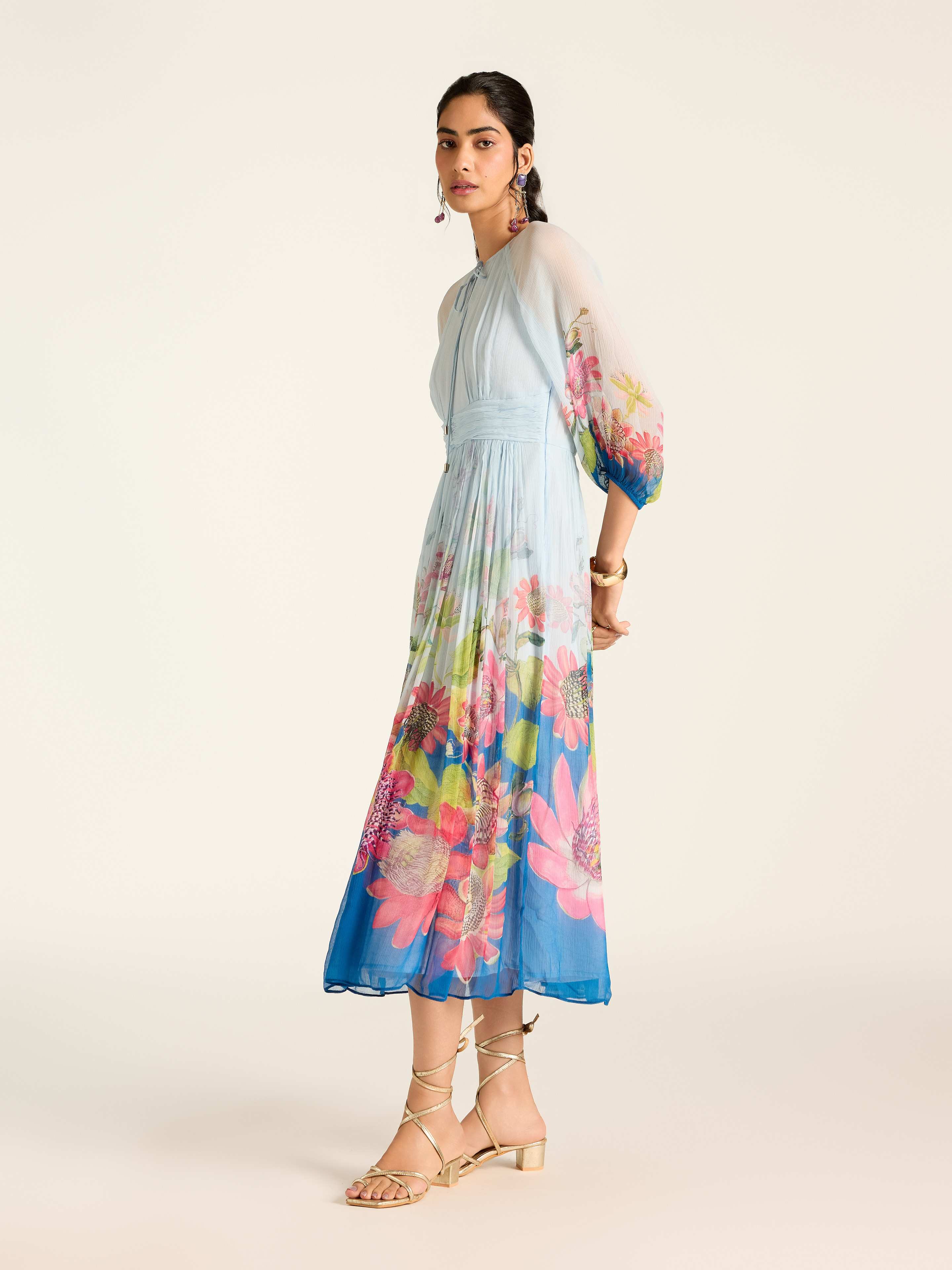 Blue Miley Long Dress