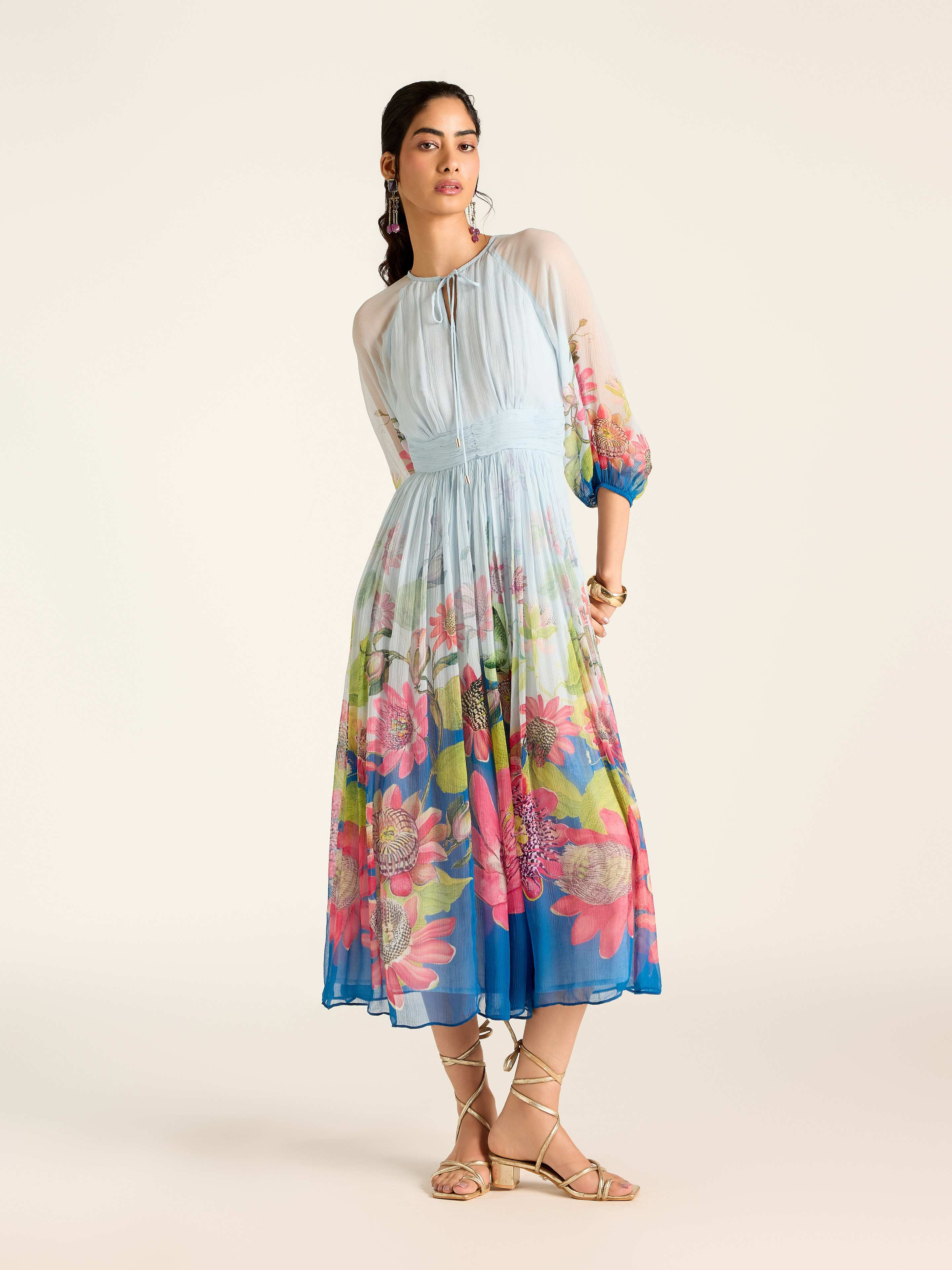 Blue Miley Long Dress