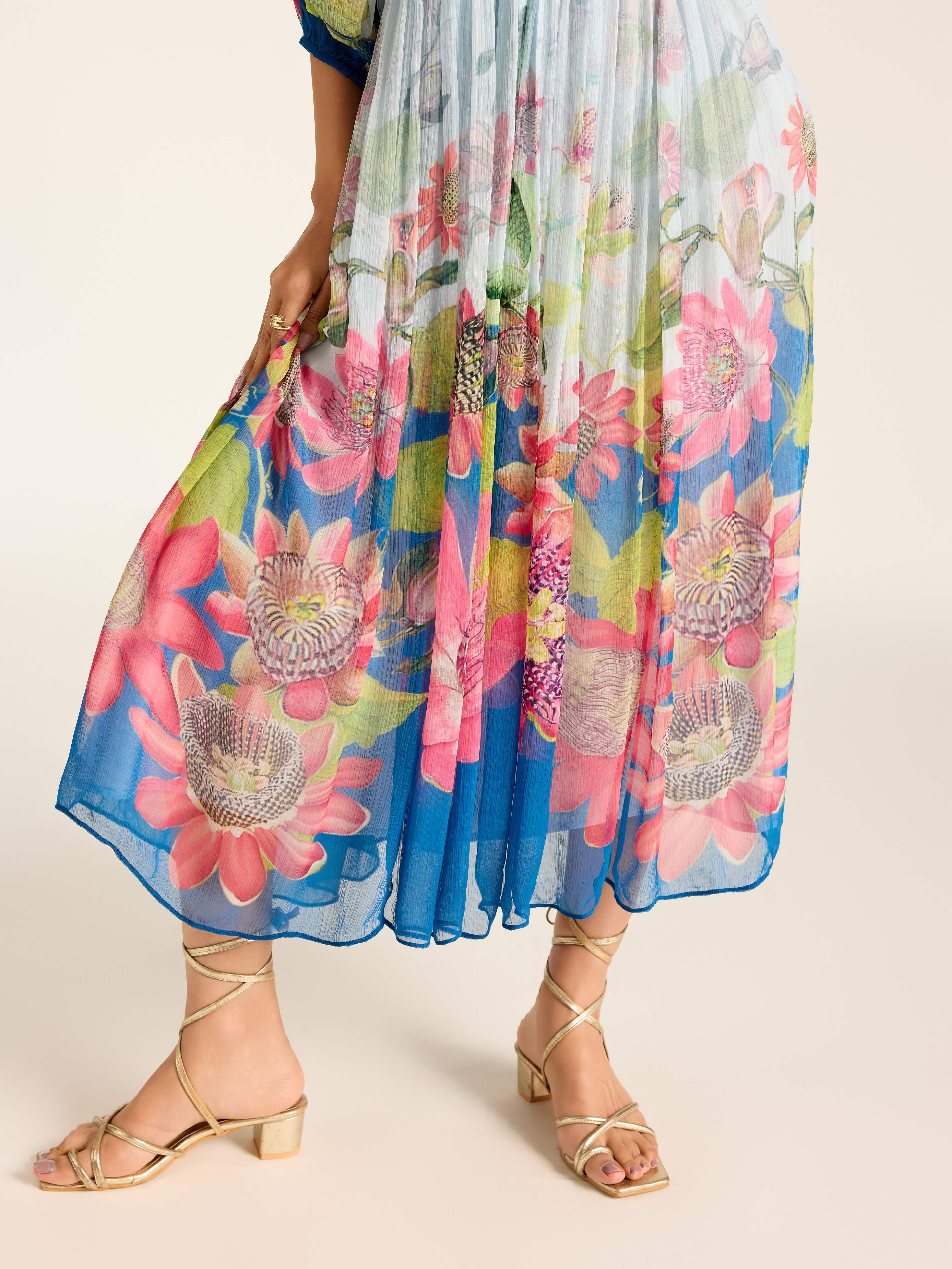 Blue Miley Long Dress