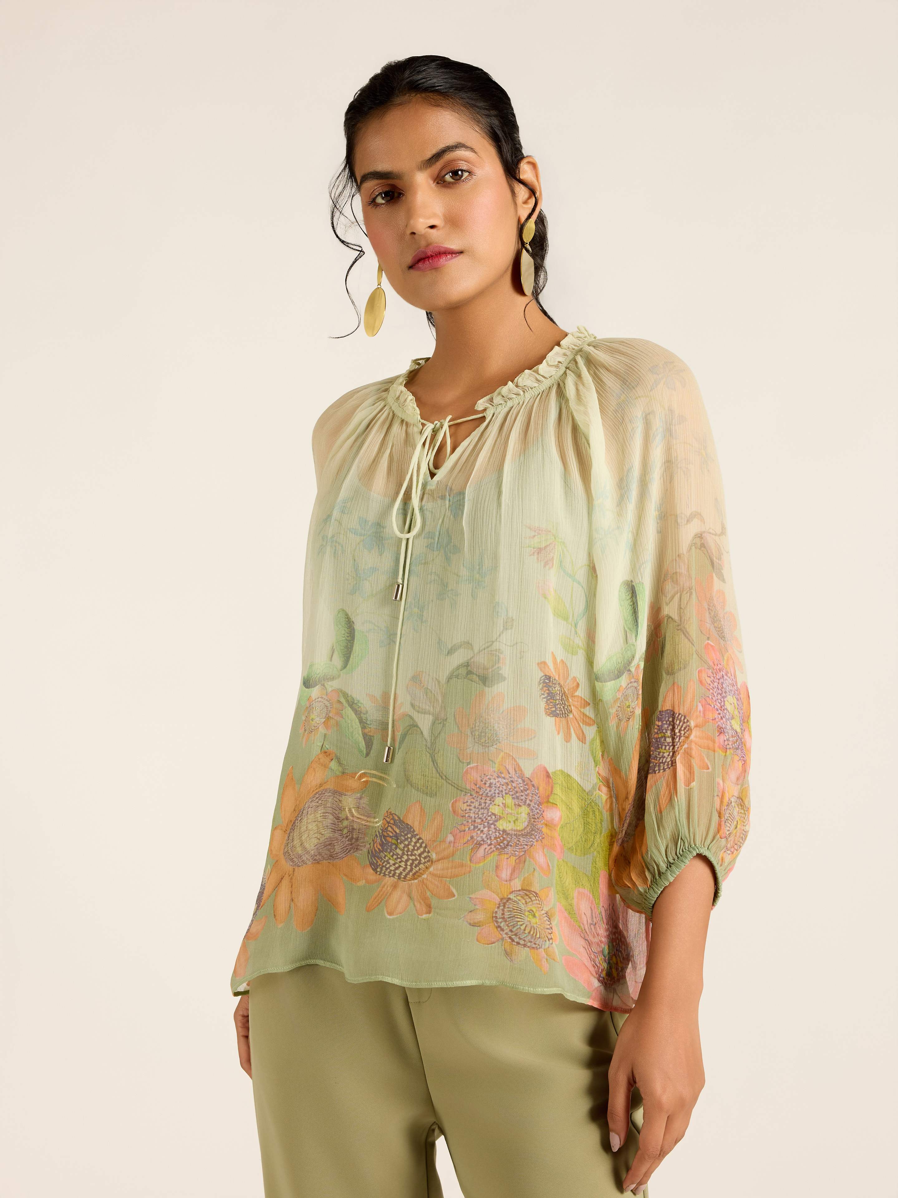 Green Miley Short Top