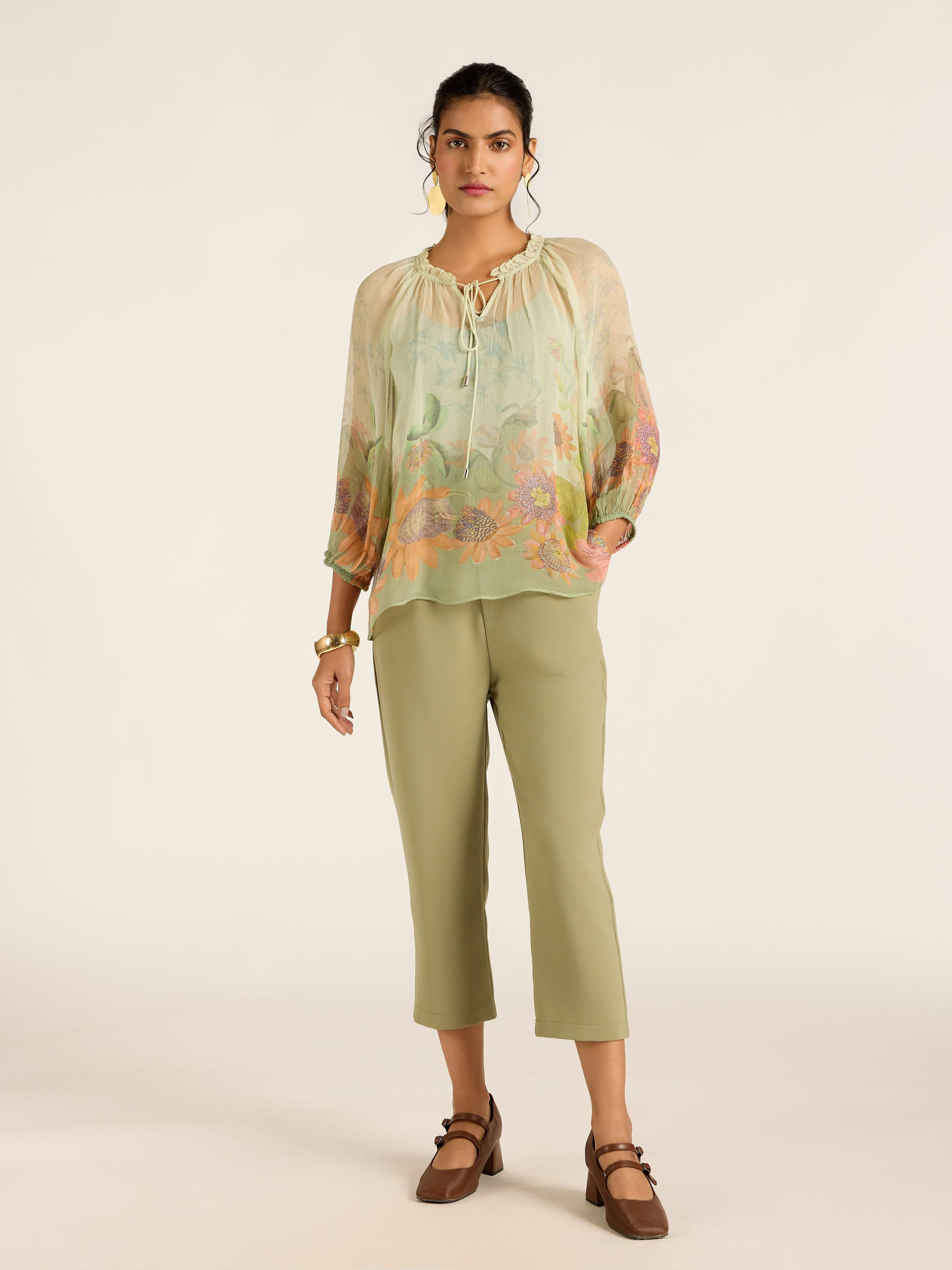 Green Miley Short Top
