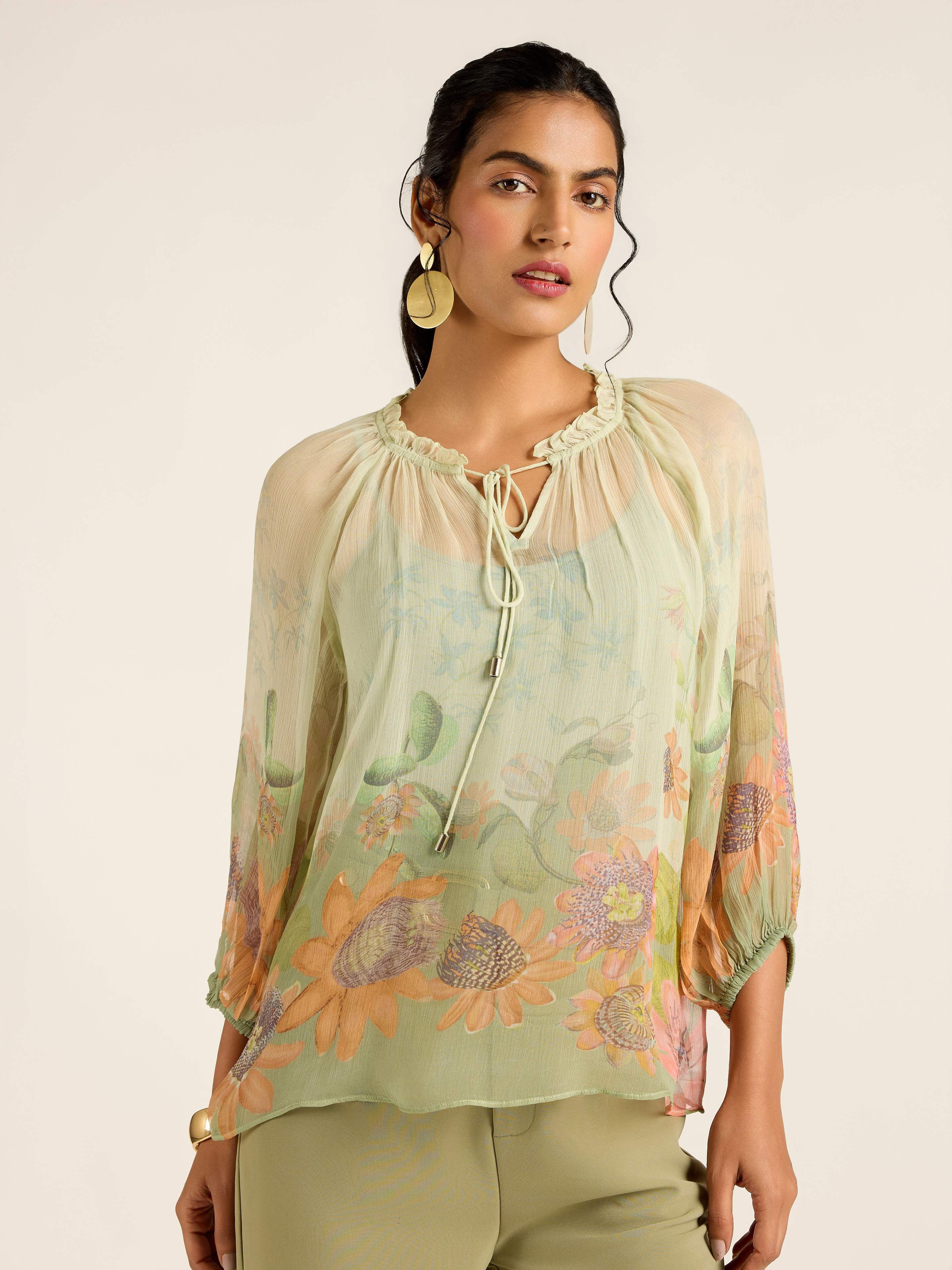 Green Miley Short Top
