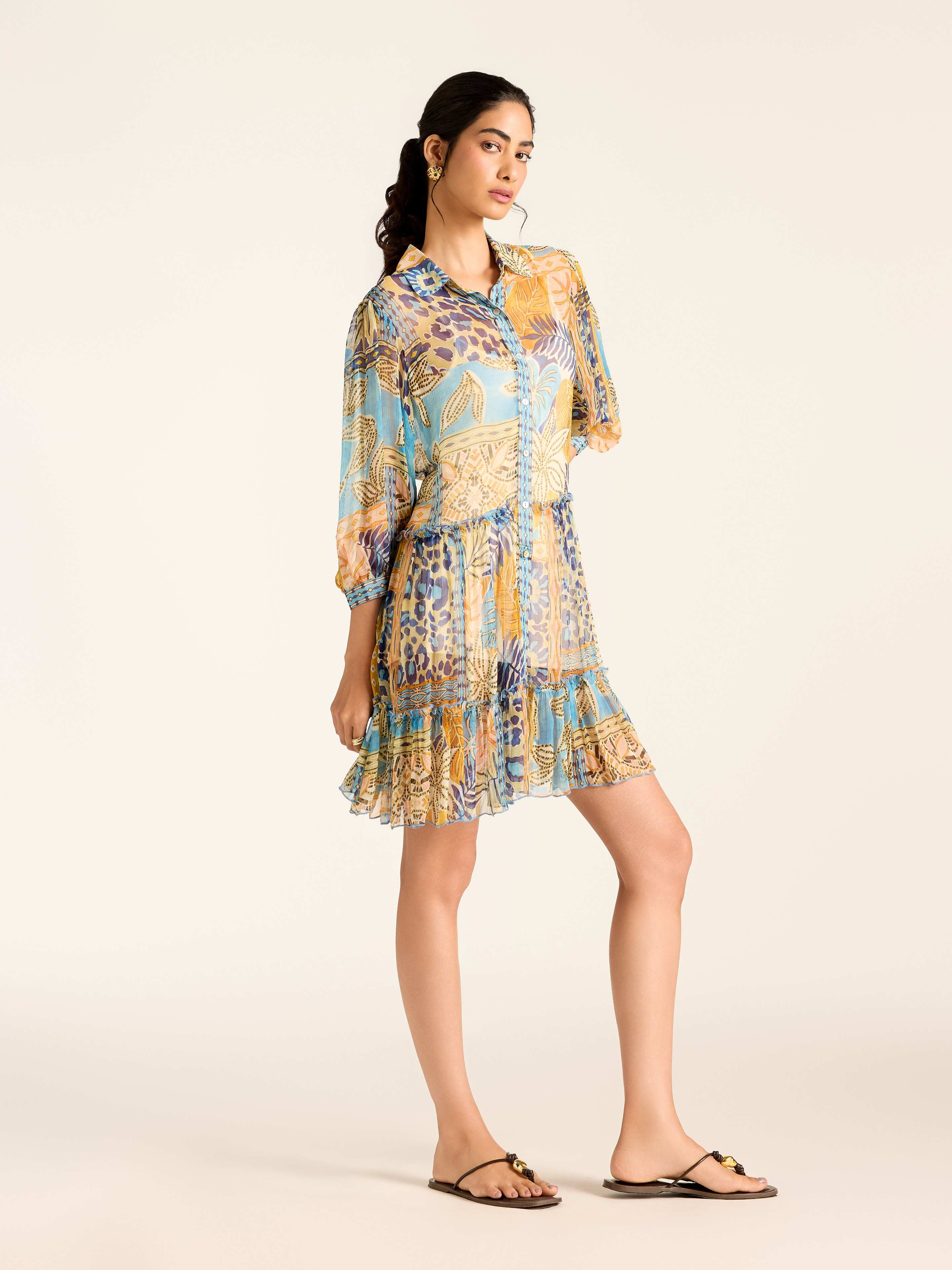 Multi Eleni Short Dress