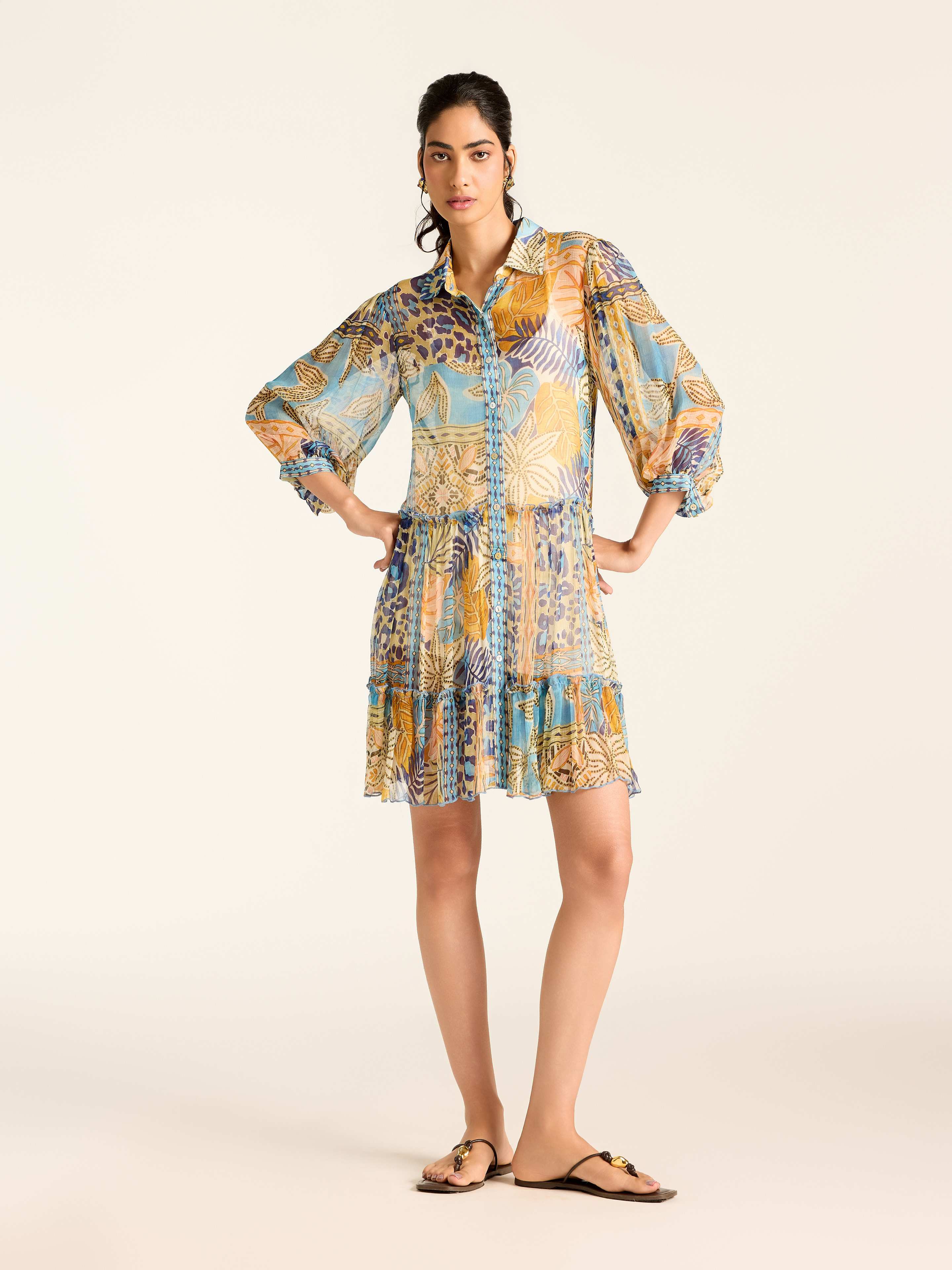 Multi Eleni Short Dress