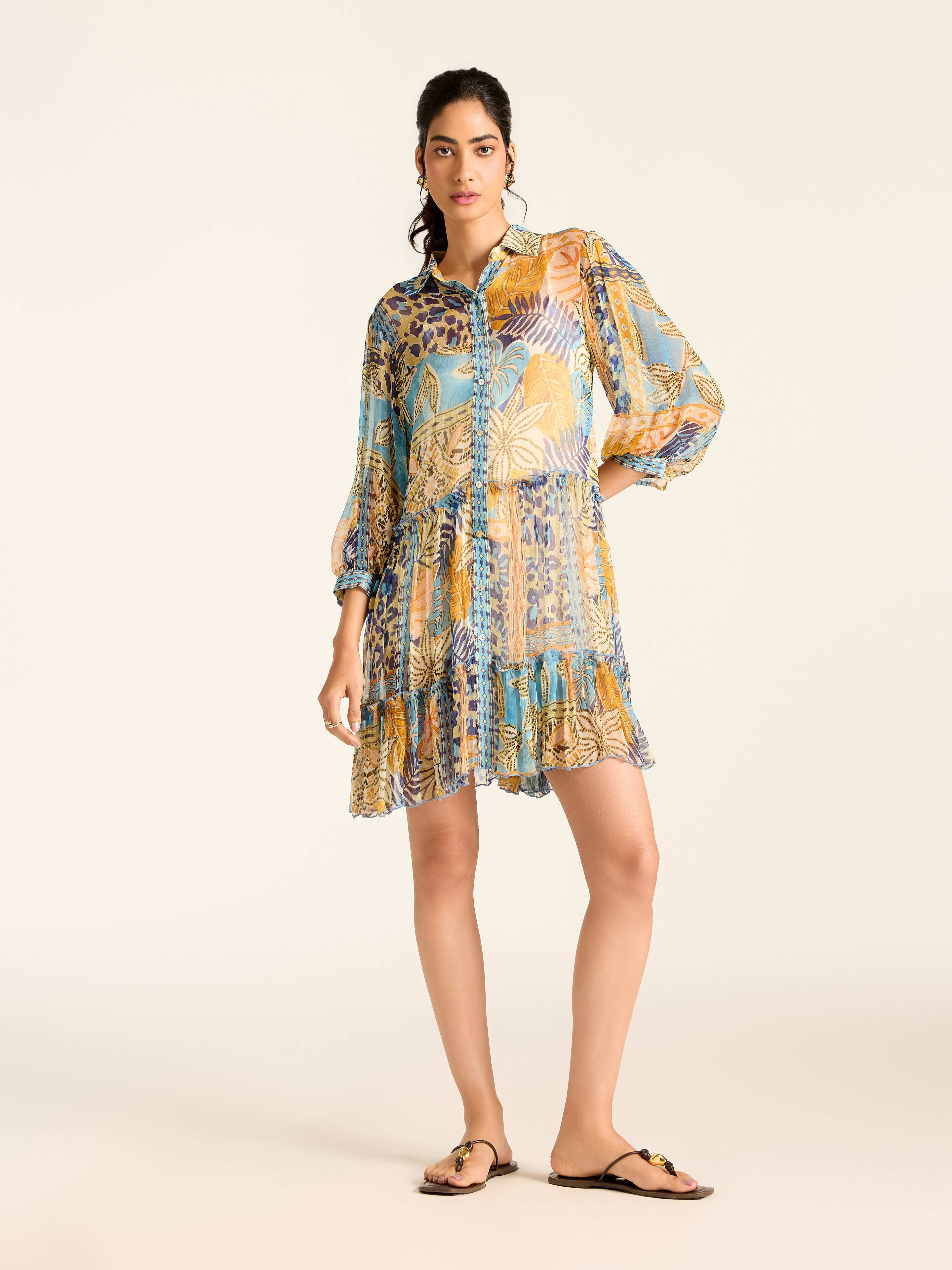 Multi Eleni Short Dress