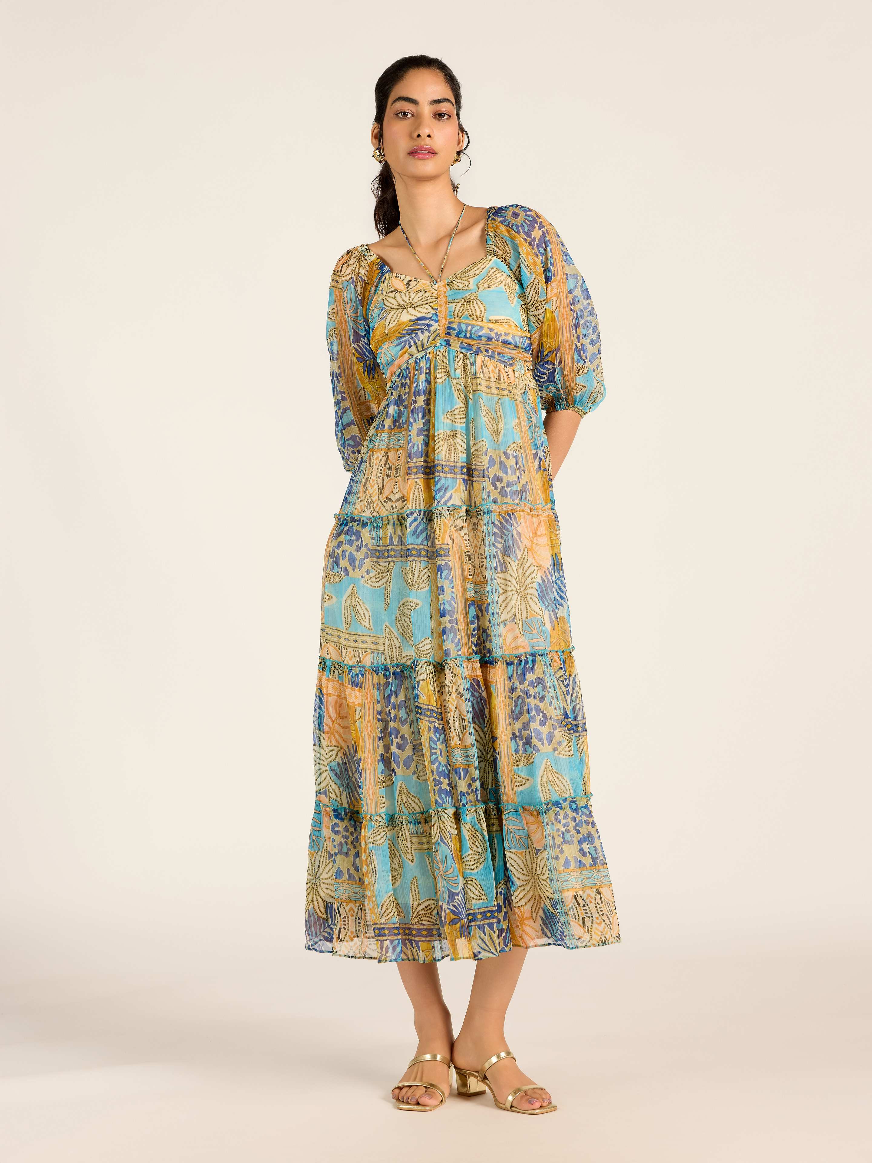 Multi Eleni Long Dress
