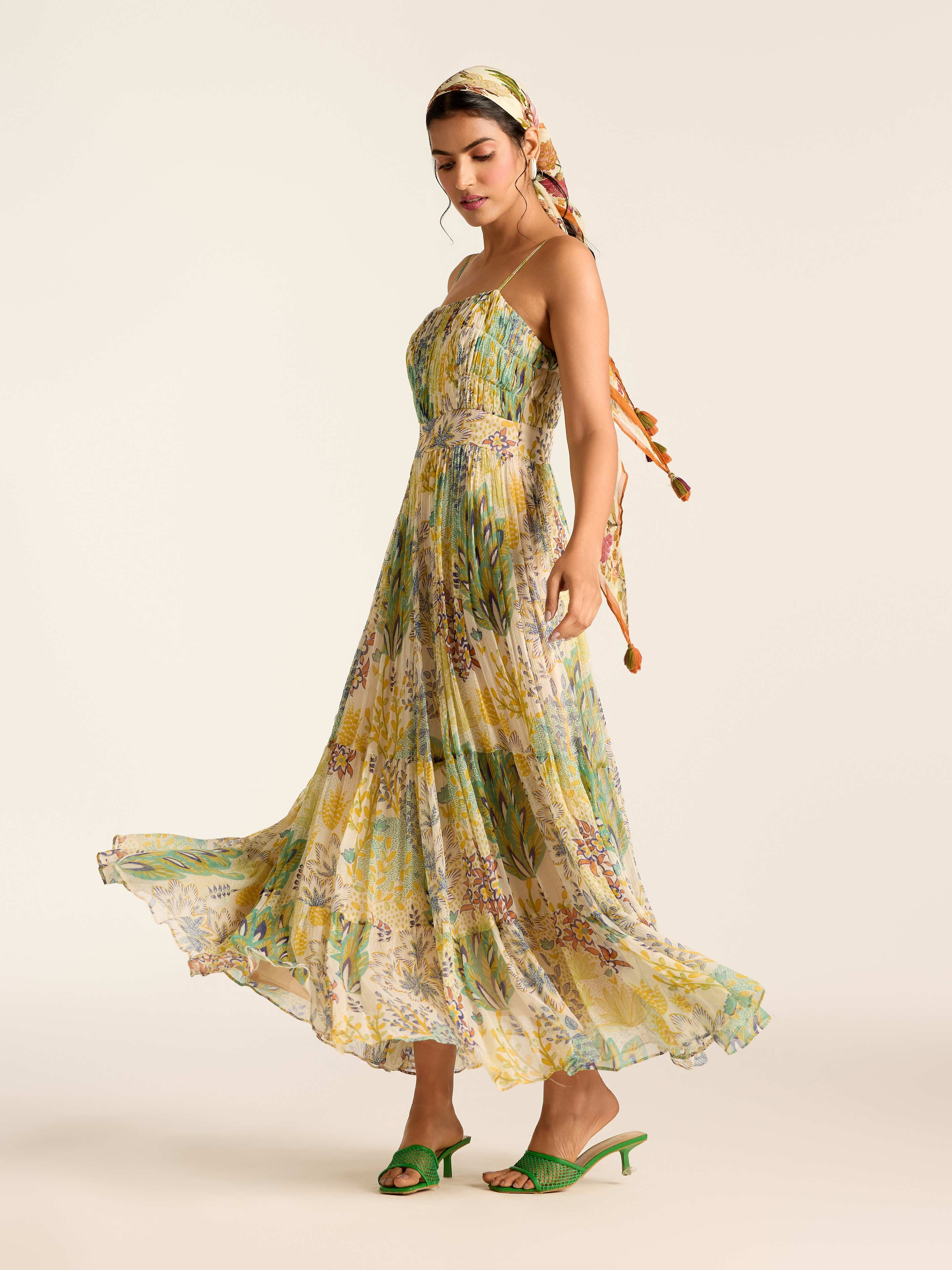 Ecru Angelique Long Dress