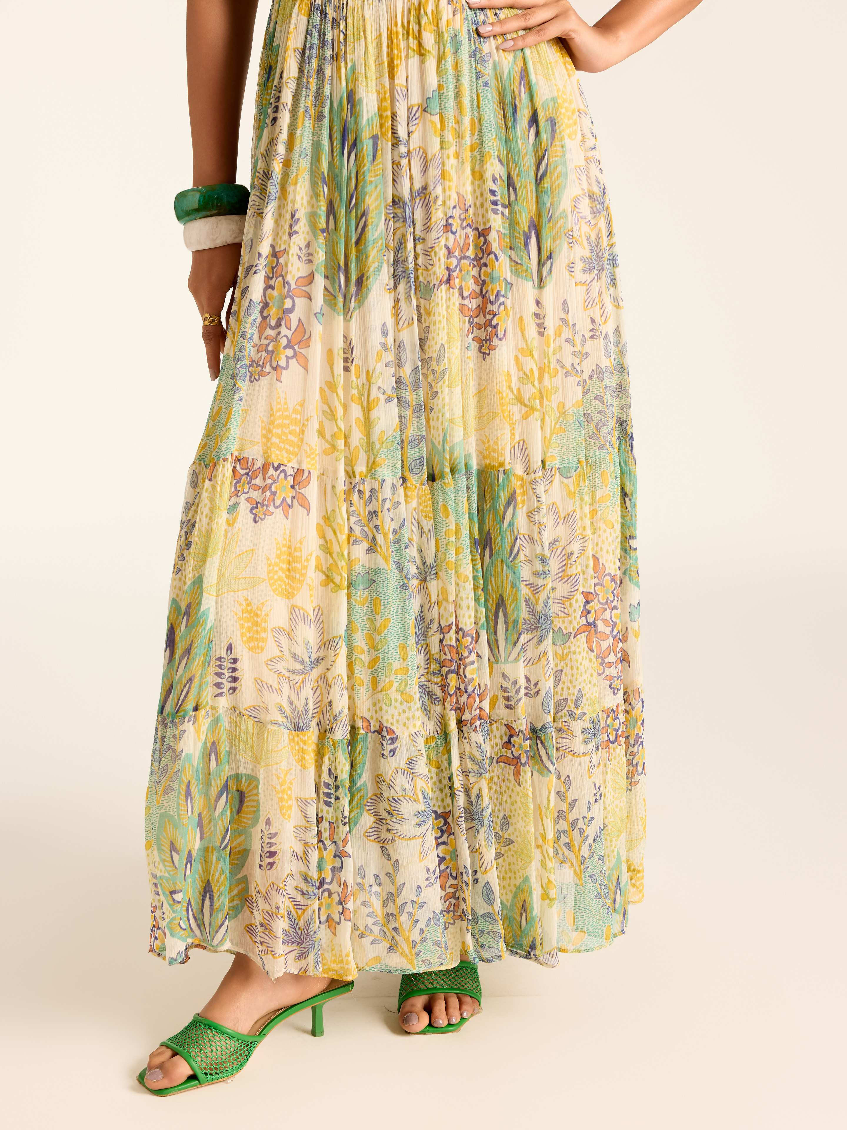 Ecru Angelique Long Dress