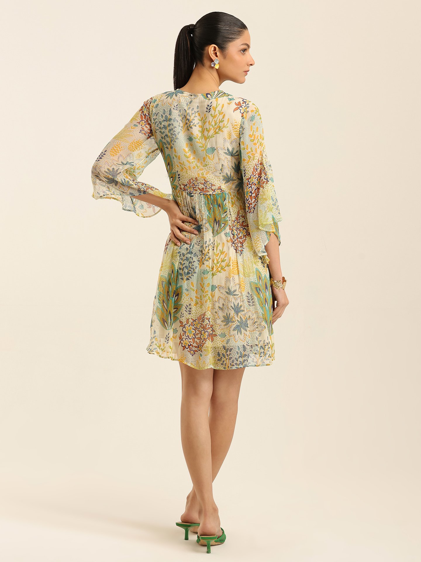 Ecru Angelique Short Dress